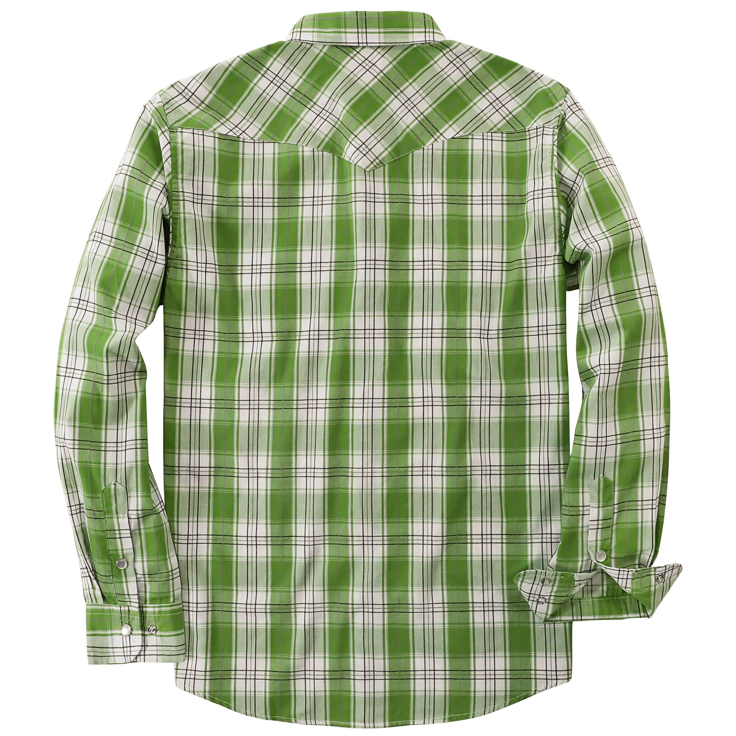 Men's Western Plaid Shirt – Lightweight Vintage Cowboy Shirt