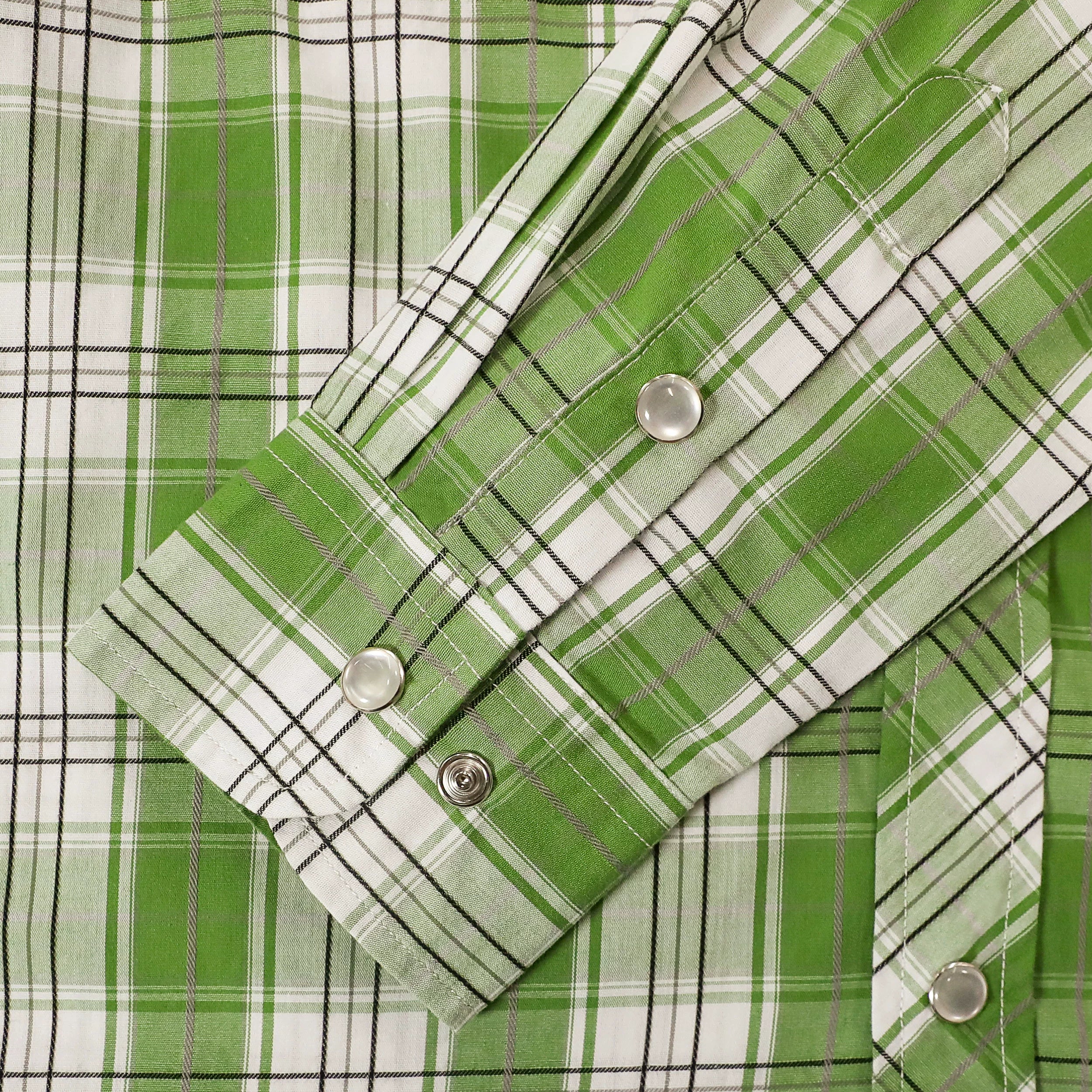 Men's Western Plaid Shirt – Lightweight Vintage Cowboy Shirt