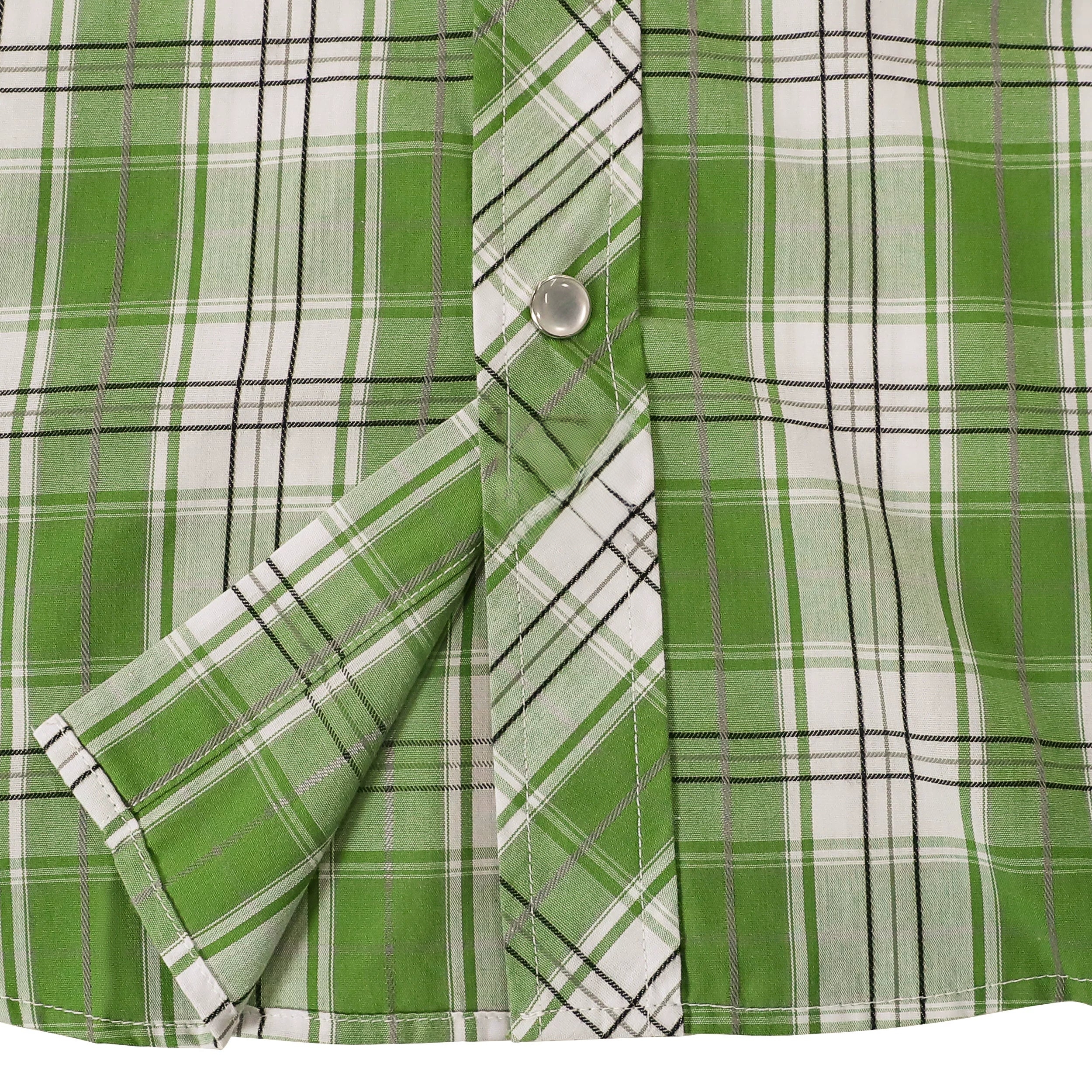Men's Western Plaid Shirt – Lightweight Vintage Cowboy Shirt