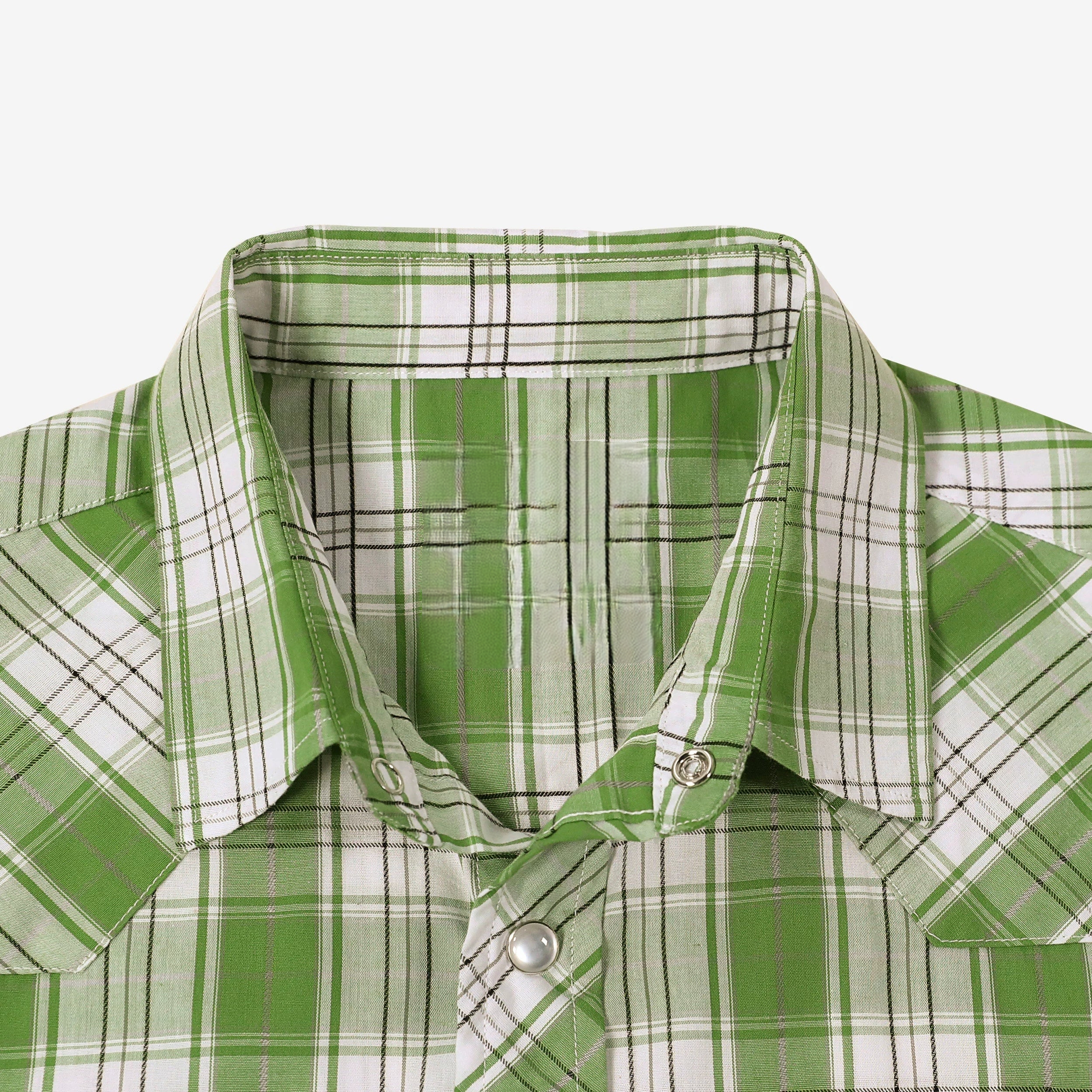 Men's Western Plaid Shirt – Lightweight Vintage Cowboy Shirt