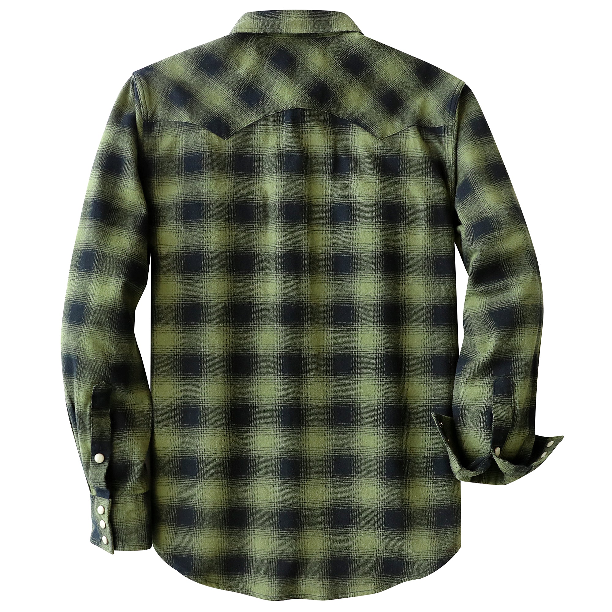 Men's Western Plaid Shirt – Lightweight Vintage Cowboy Shirt 