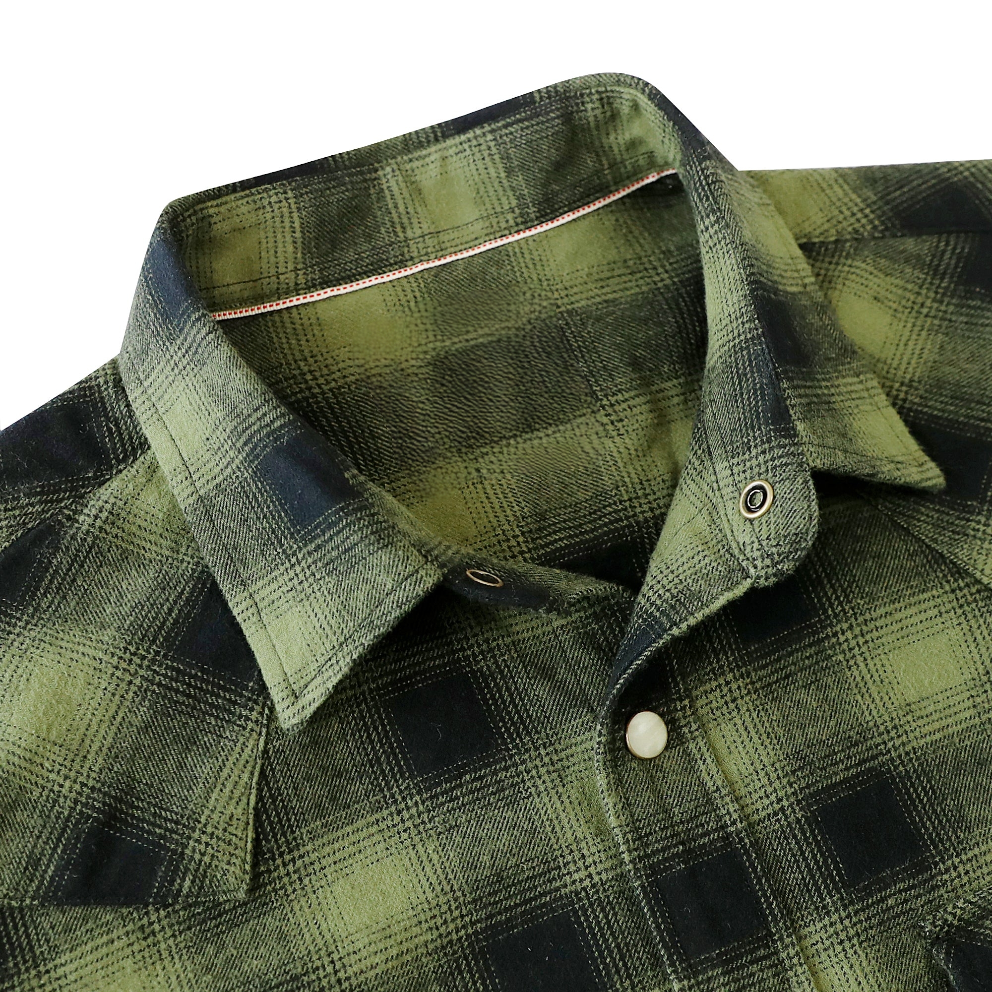Men's Western Plaid Shirt – Lightweight Vintage Cowboy Shirt 