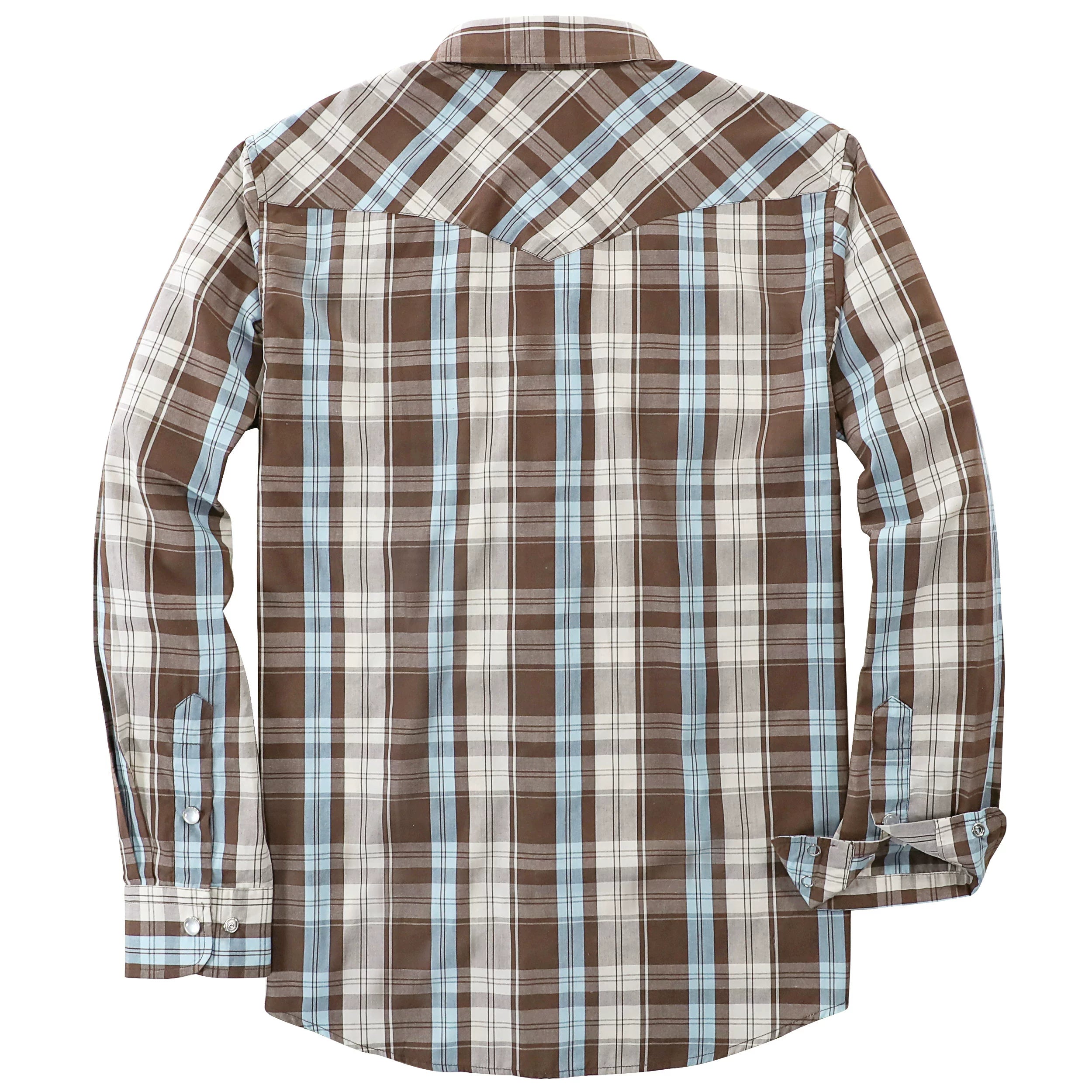 Women's Western Plaid Shirt – Lightweight Vintage Cowboy Shirt