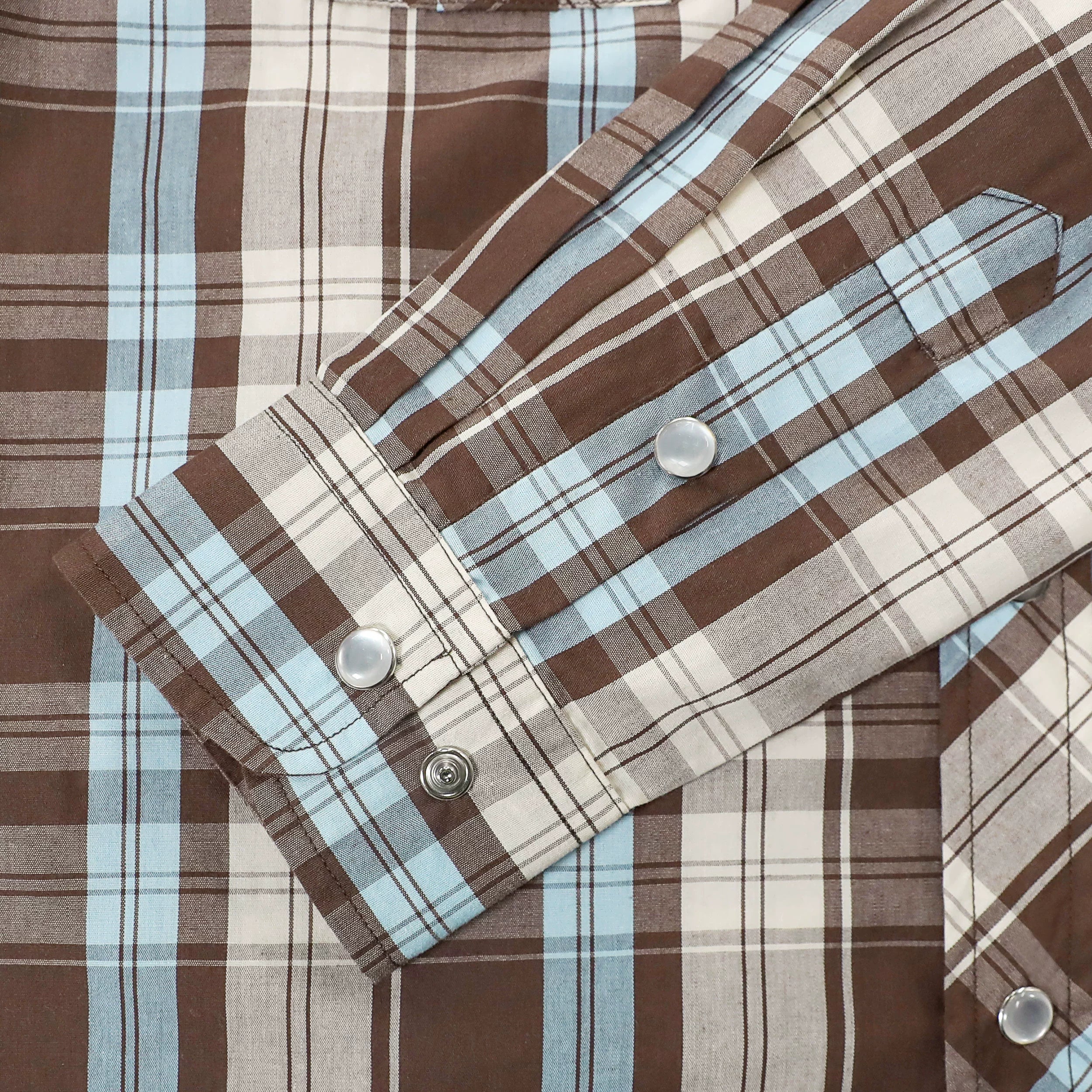 Women's Western Plaid Shirt – Lightweight Vintage Cowboy Shirt