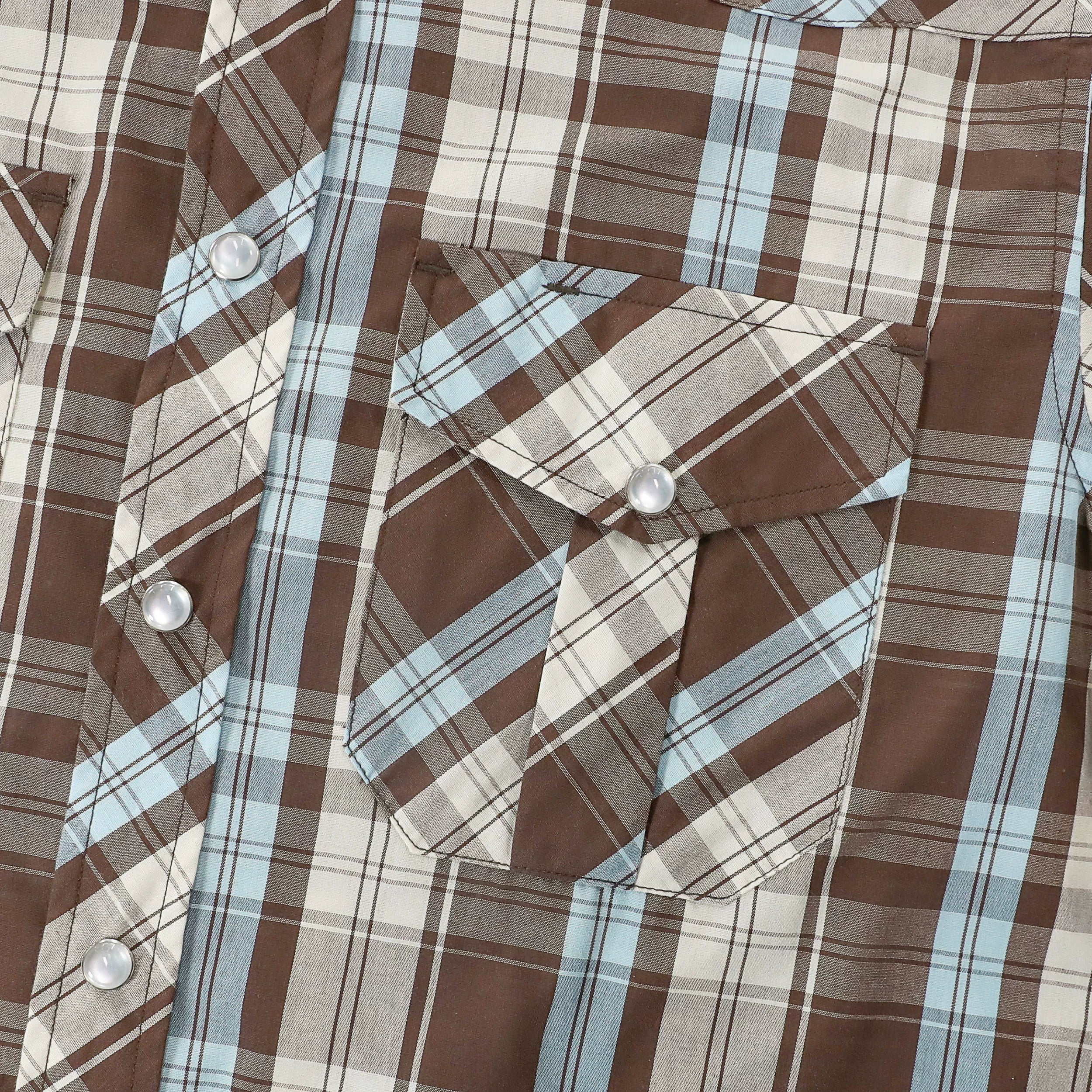 Women's Western Plaid Shirt – Lightweight Vintage Cowboy Shirt