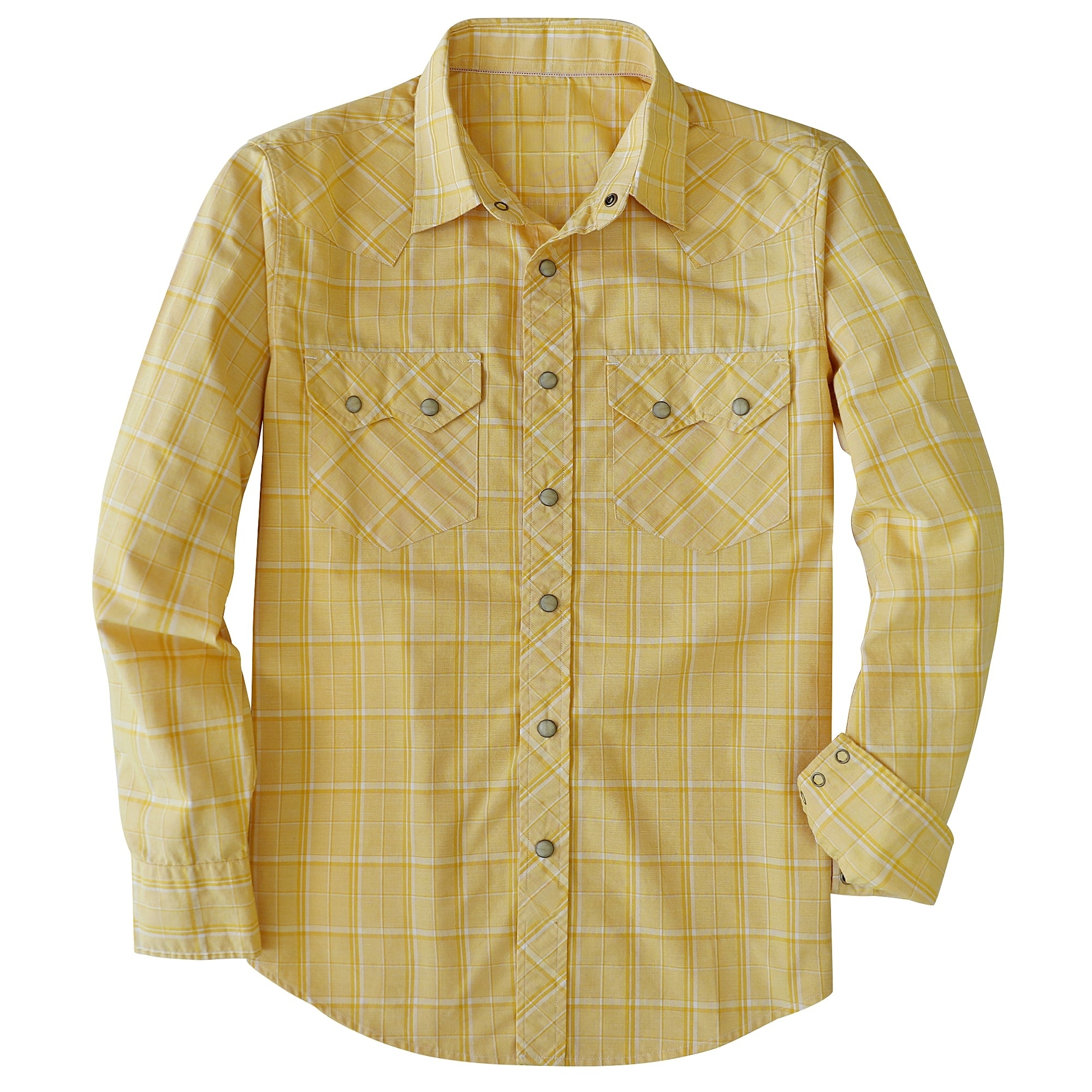 Women's Western Plaid Shirt – Lightweight Vintage Cowboy Shirt