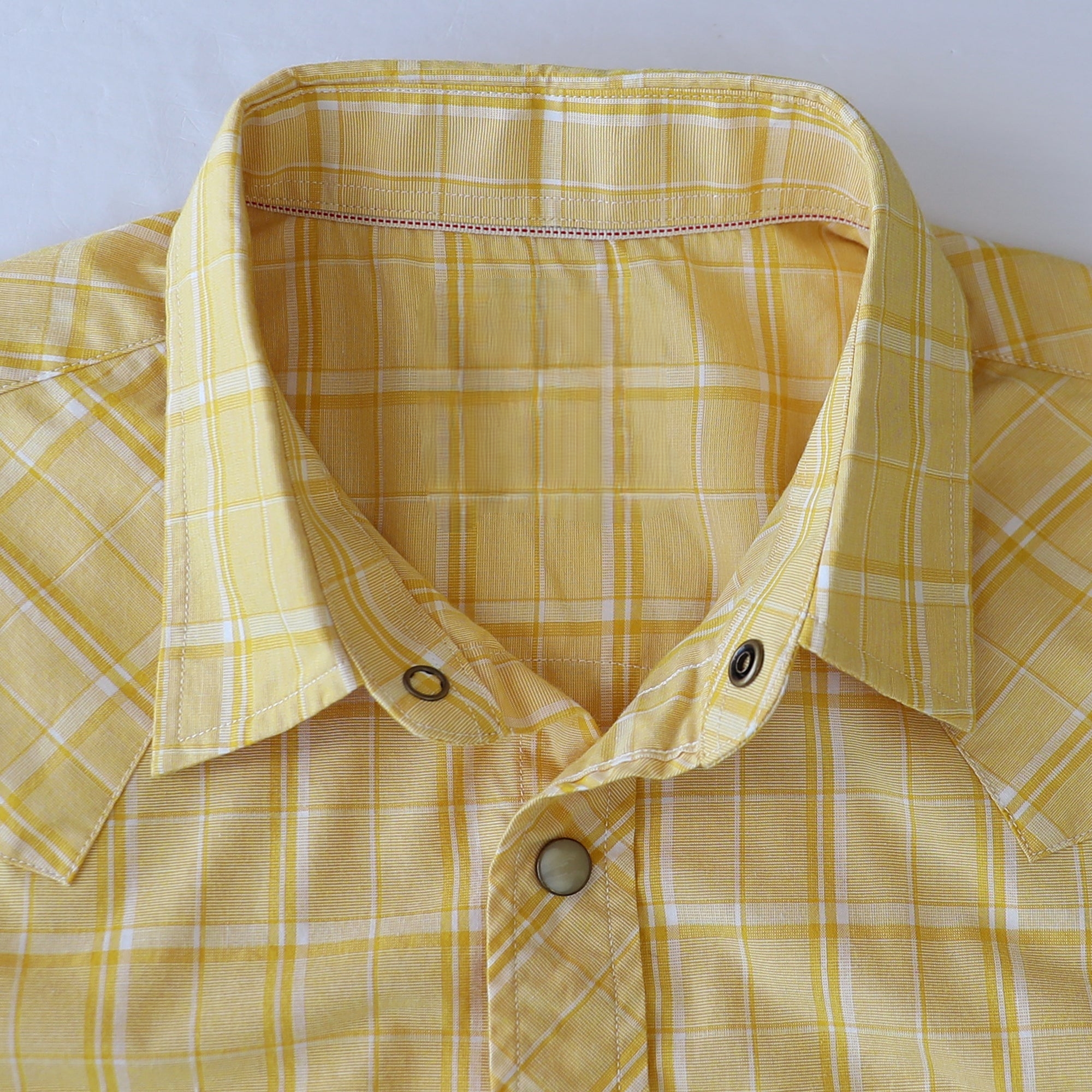 Women's Western Plaid Shirt – Lightweight Vintage Cowboy Shirt