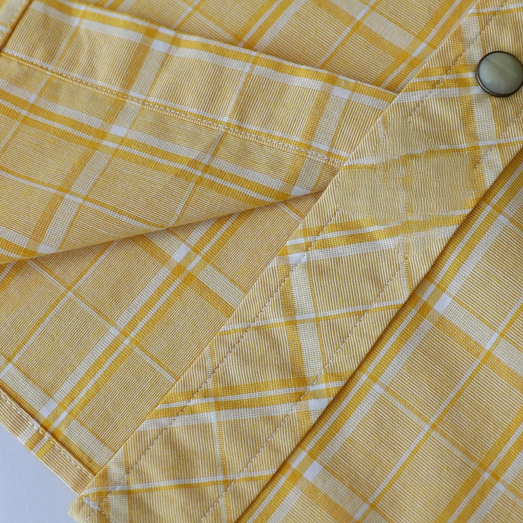 Women's Western Plaid Shirt – Lightweight Vintage Cowboy Shirt
