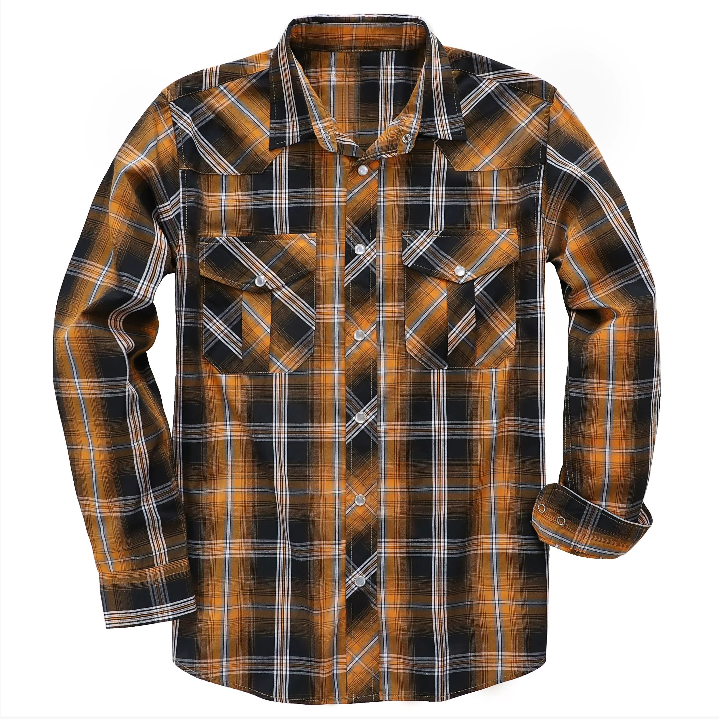 Women's Western Plaid Shirt – Lightweight Vintage Cowboy Shirt