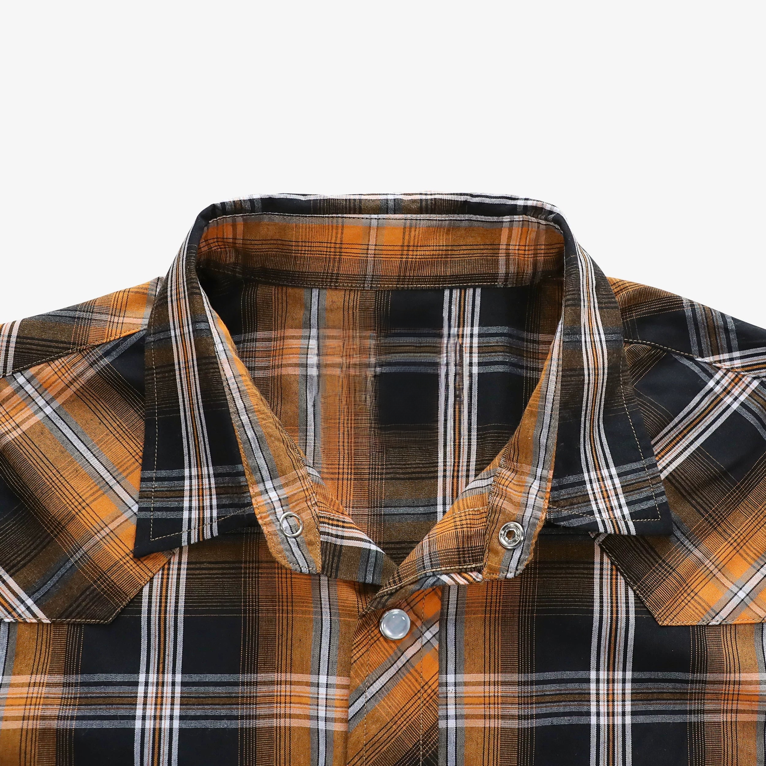 Women's Western Plaid Shirt – Lightweight Vintage Cowboy Shirt