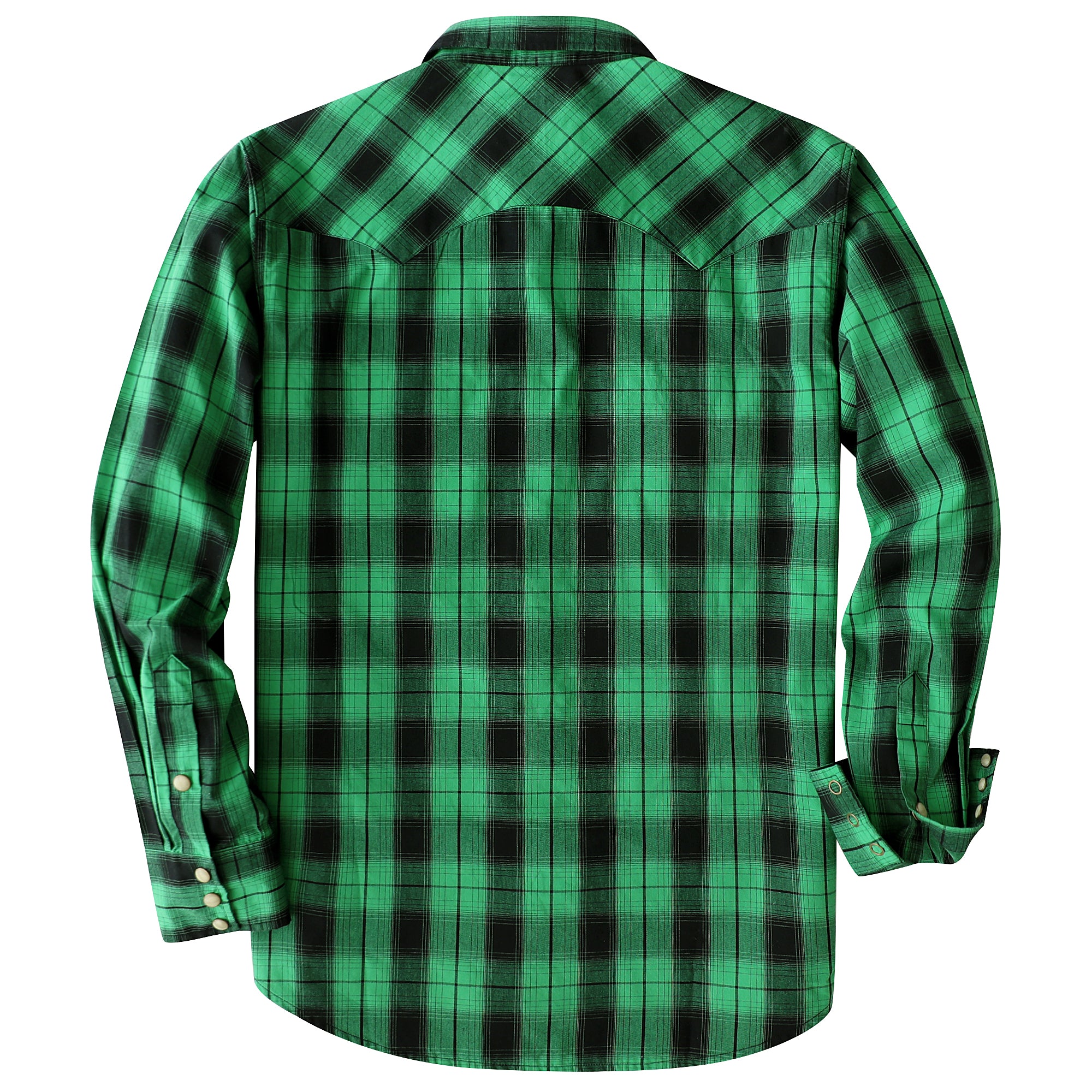 Men's Western Plaid Shirt – Lightweight Vintage Cowboy Shirt  