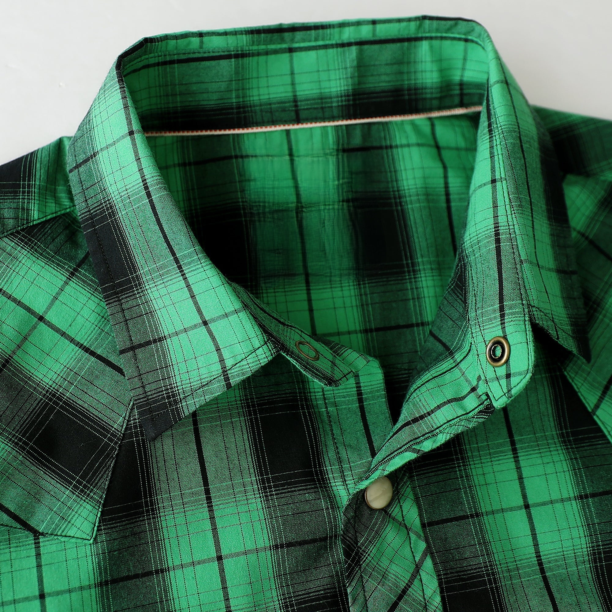 Men's Western Plaid Shirt – Lightweight Vintage Cowboy Shirt  