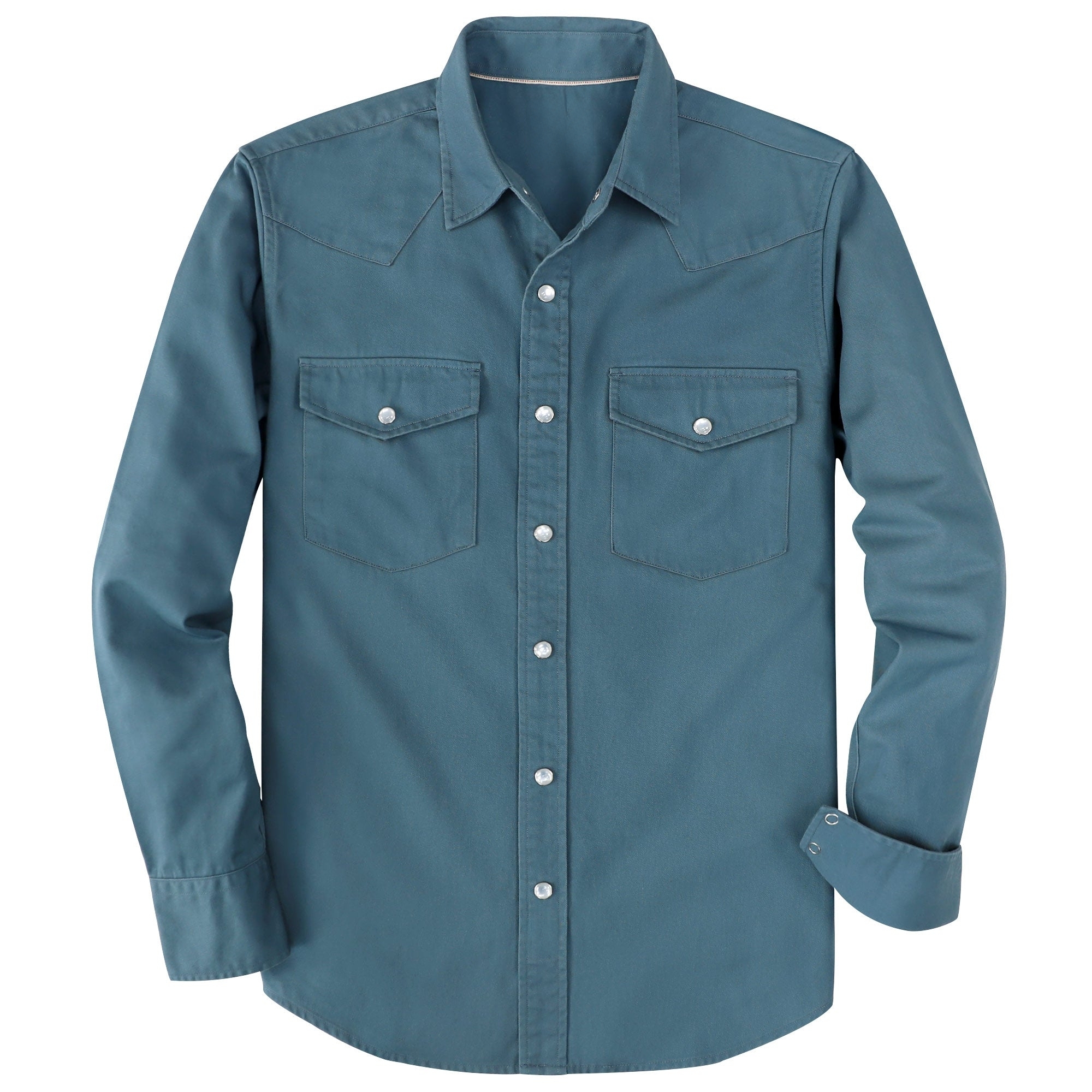 Men's Western Plaid Shirt – Lightweight Vintage Cowboy Shirt  