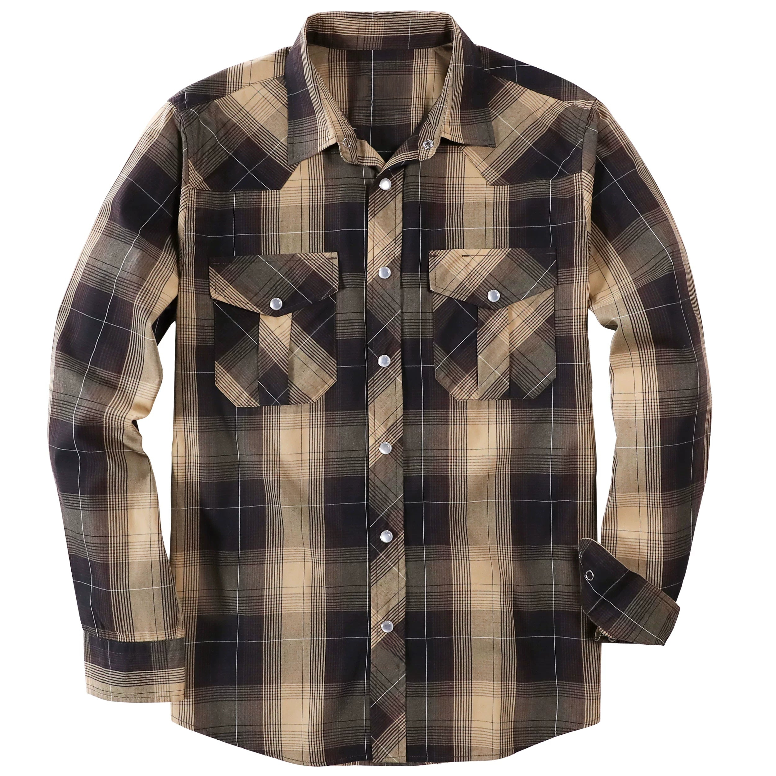 Women's Western Plaid Shirt – Lightweight Vintage Cowboy Shirt