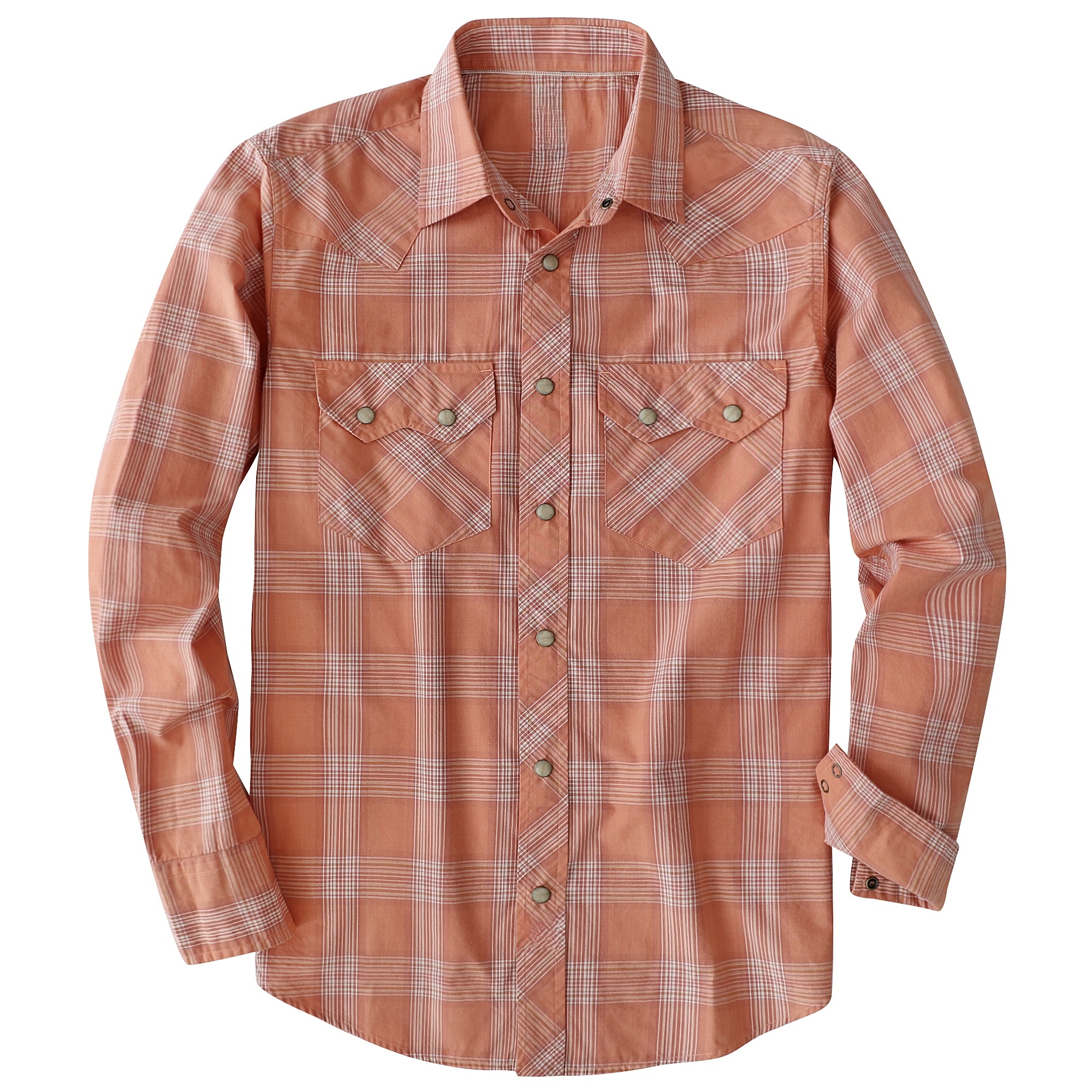Women's Western Plaid Shirt – Lightweight Vintage Cowboy Shirt