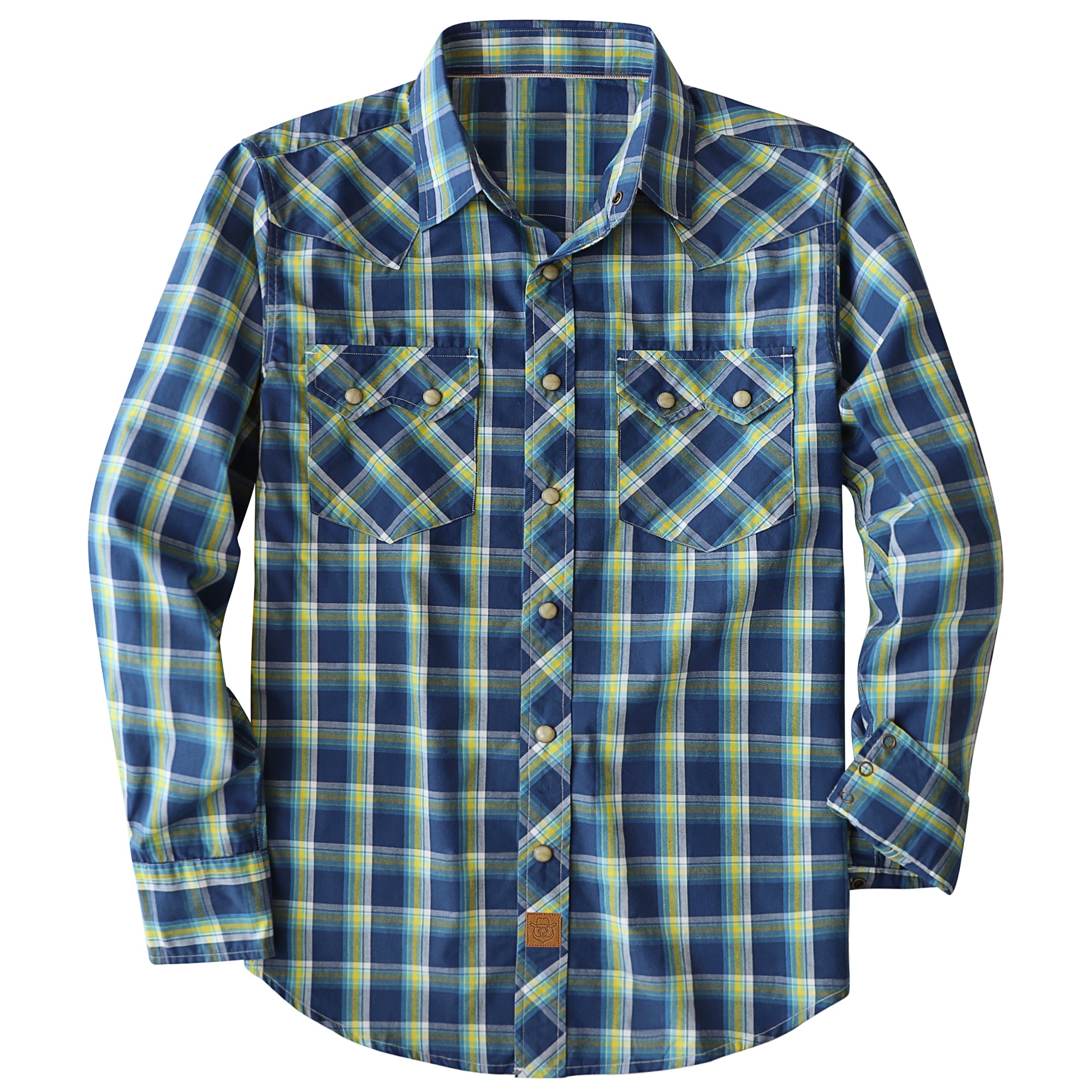 Women's Western Plaid Shirt – Lightweight Vintage Cowboy Shirt