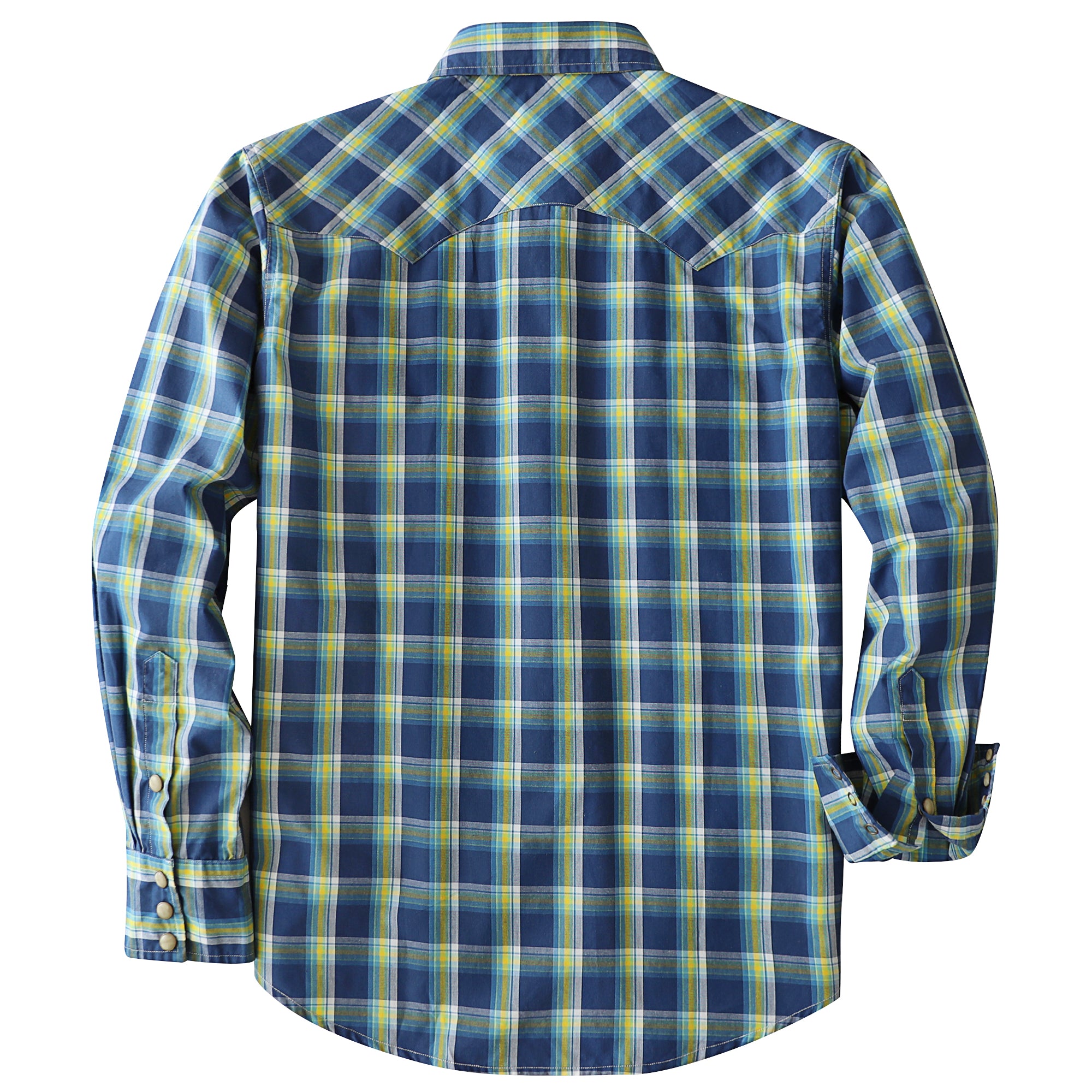 Women's Western Plaid Shirt – Lightweight Vintage Cowboy Shirt