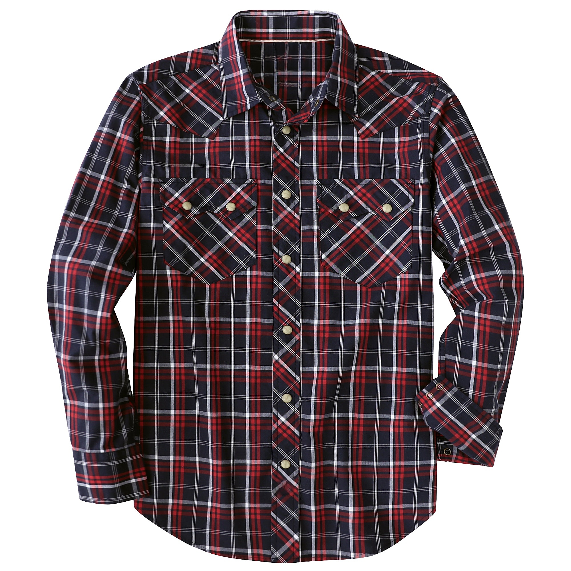 Women's Western Plaid Shirt – Lightweight Vintage Cowboy Shirt