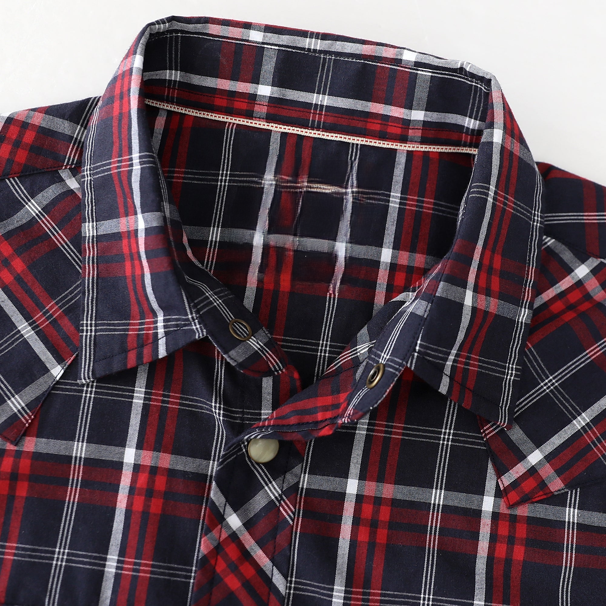 Women's Western Plaid Shirt – Lightweight Vintage Cowboy Shirt
