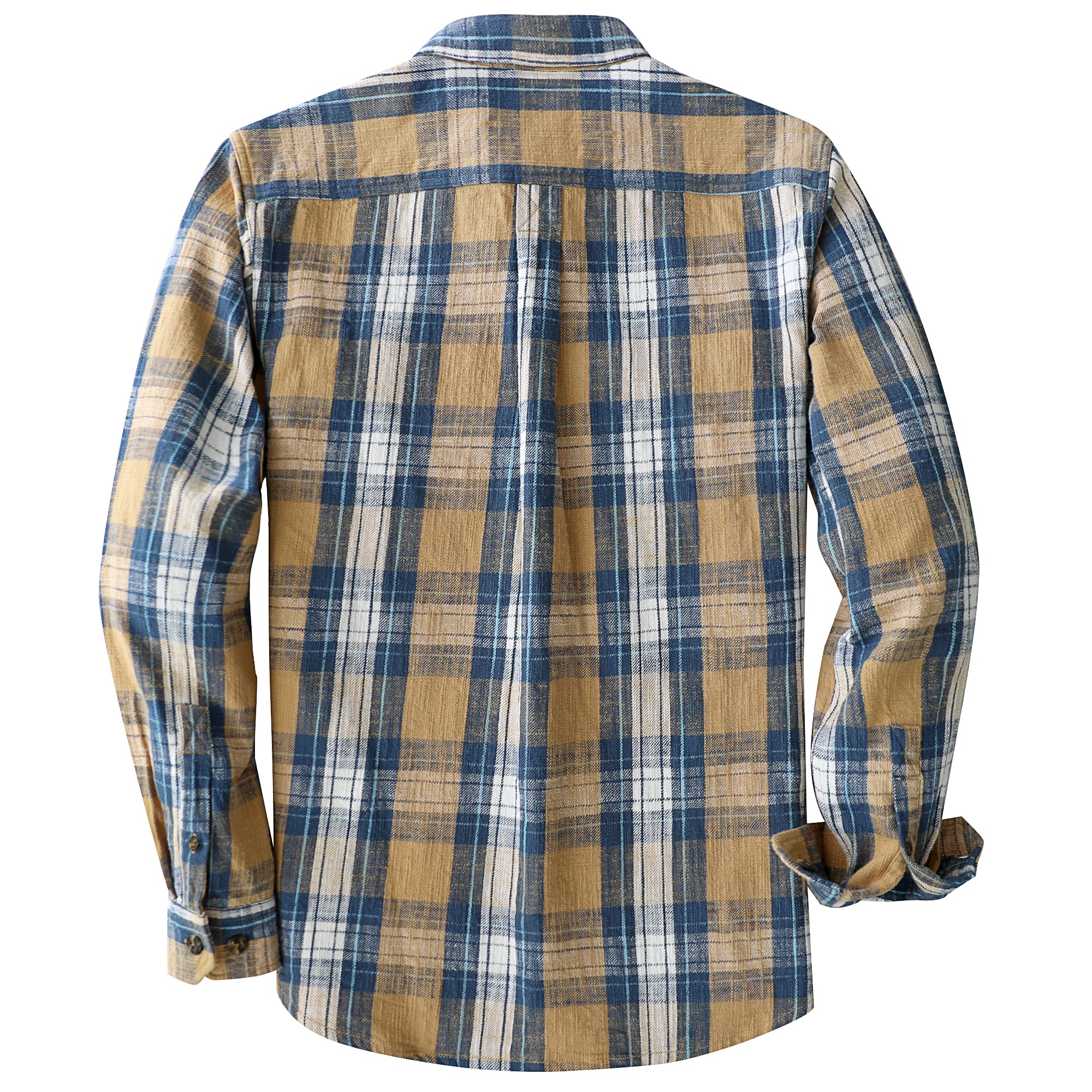 Men's Western Plaid Shirt – Lightweight Vintage Cowboy Shirt  