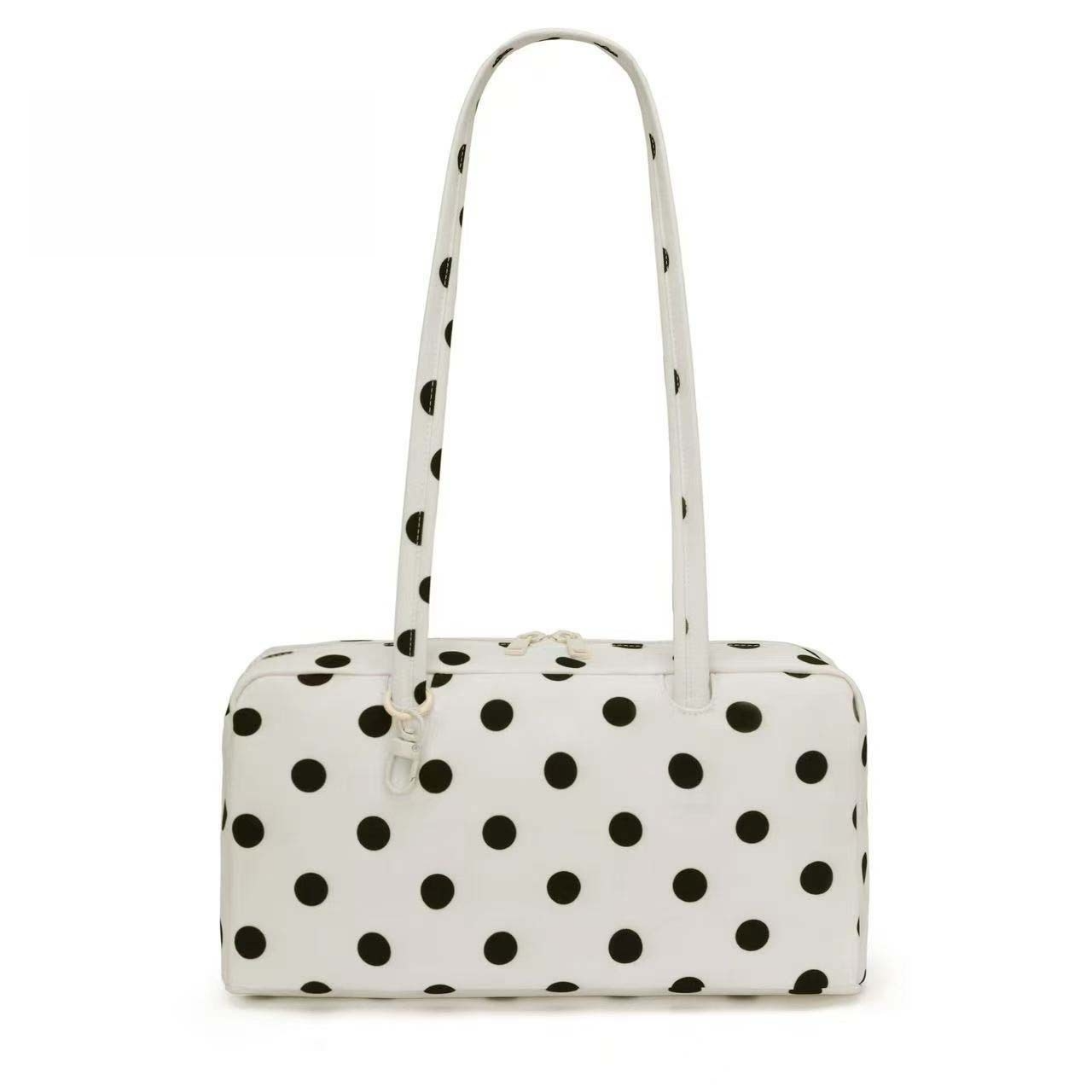 Casual Everyday Shoulder Bag For Women Large Rectangular Zip Closure Tote Purse