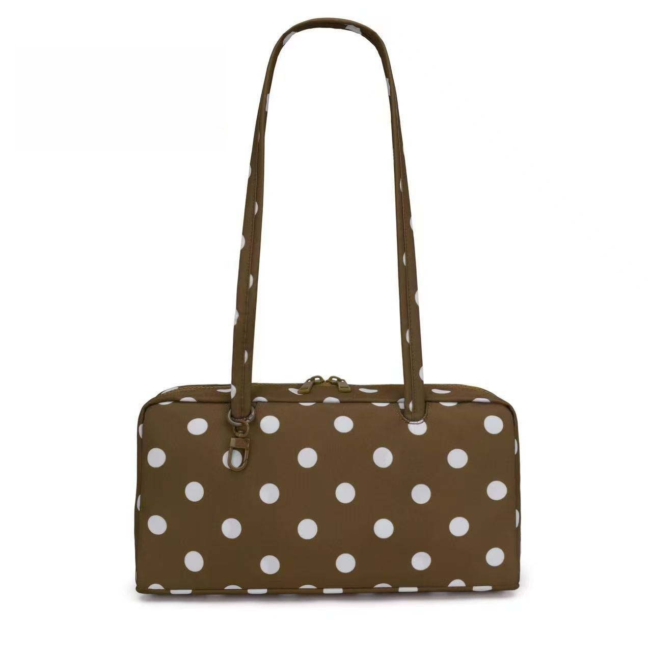 Casual Everyday Shoulder Bag For Women Large Rectangular Zip Closure Tote Purse