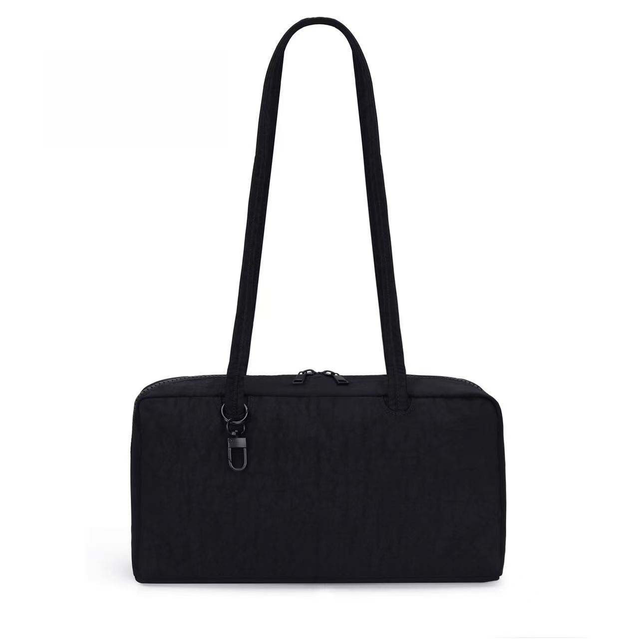 Casual Everyday Shoulder Bag For Women Large Rectangular Zip Closure Tote Purse