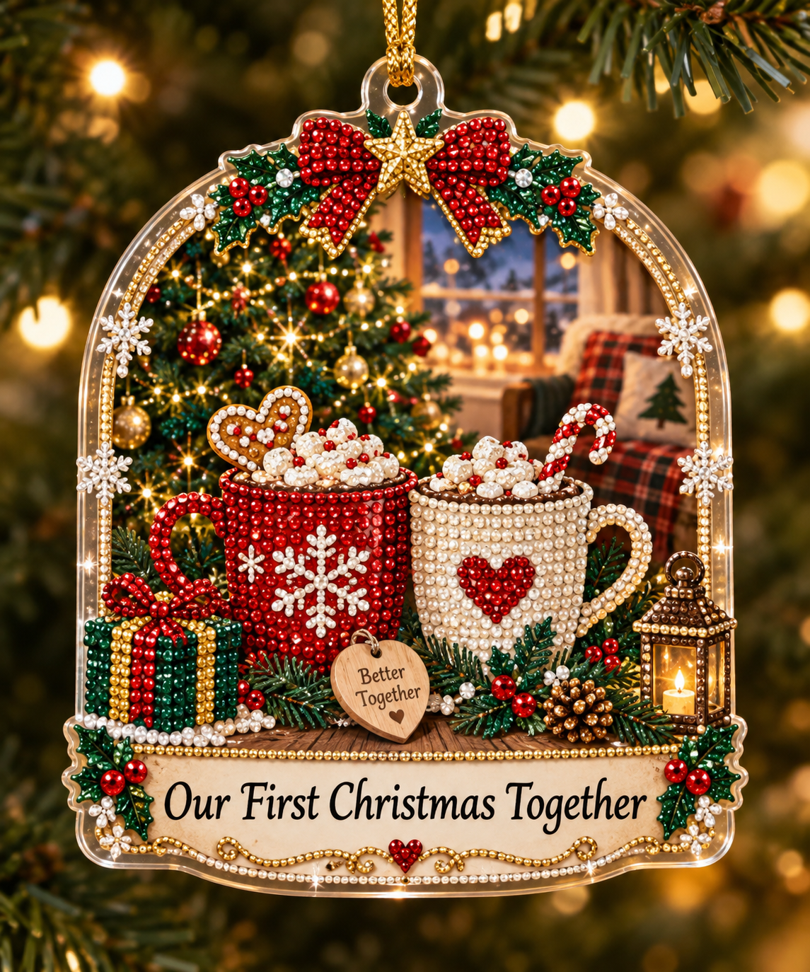 Our First Christmas Together ornament