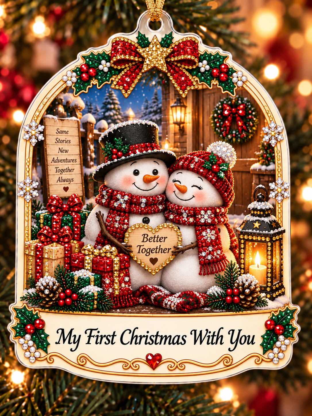 My First Christmas With You ornament