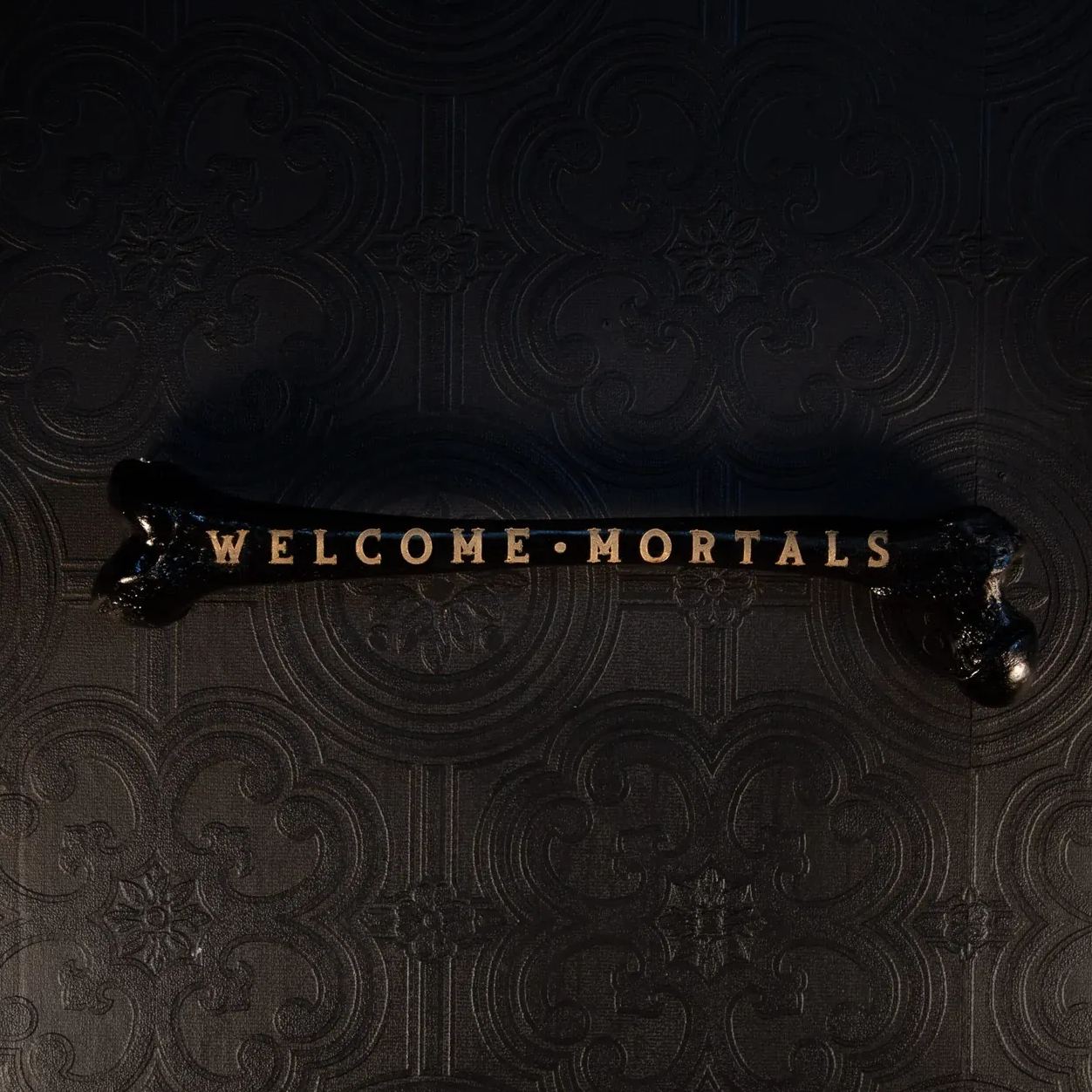 Welcome Mortals - Engraved Femur Bone