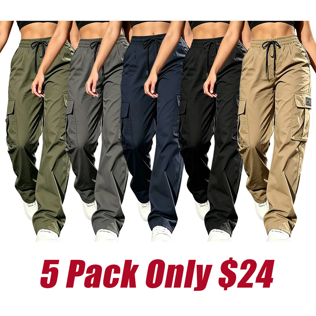 Women’s Cargo Pants High Waist Loose Fit