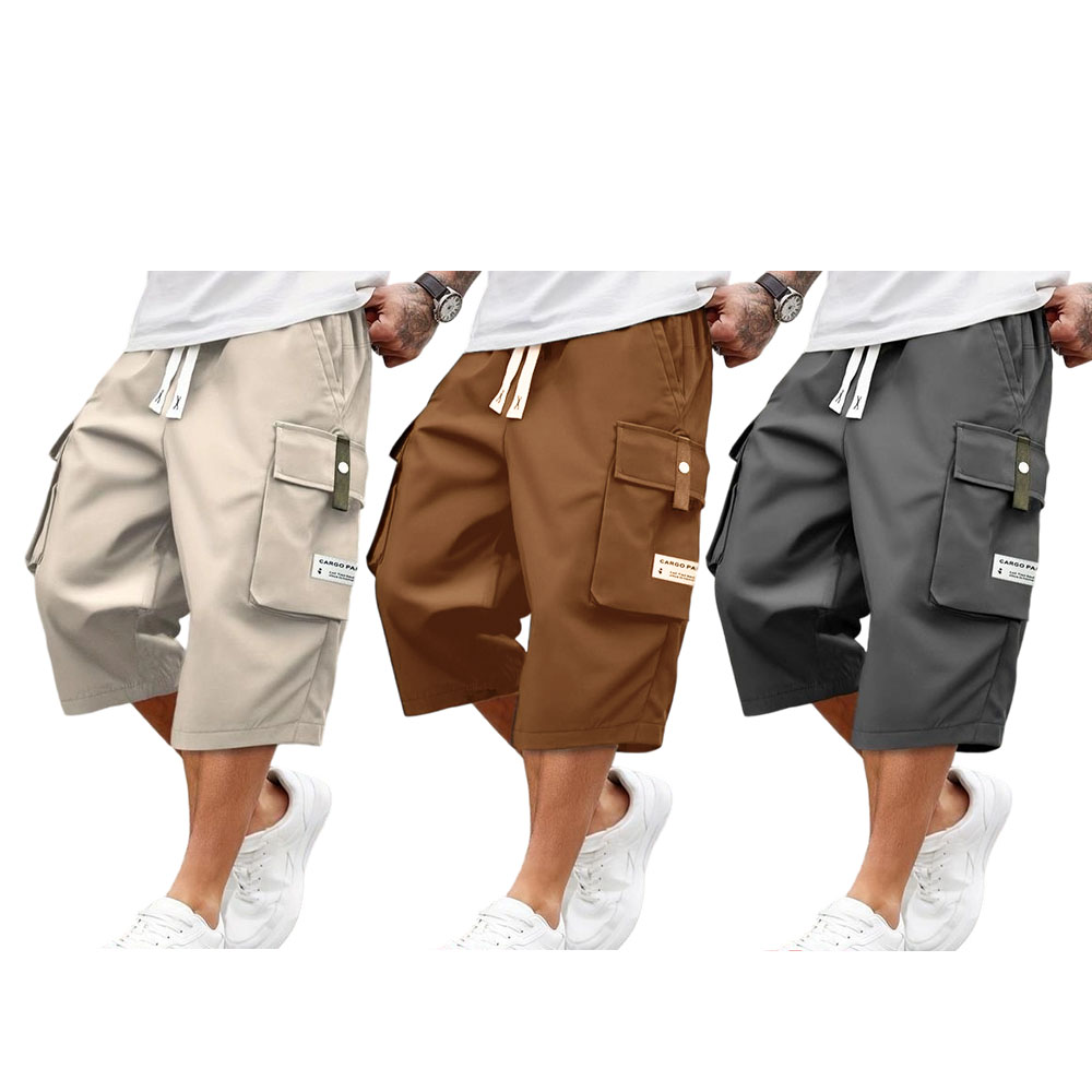 Men'S Plus Size Summer Lightweight Cargo Pants