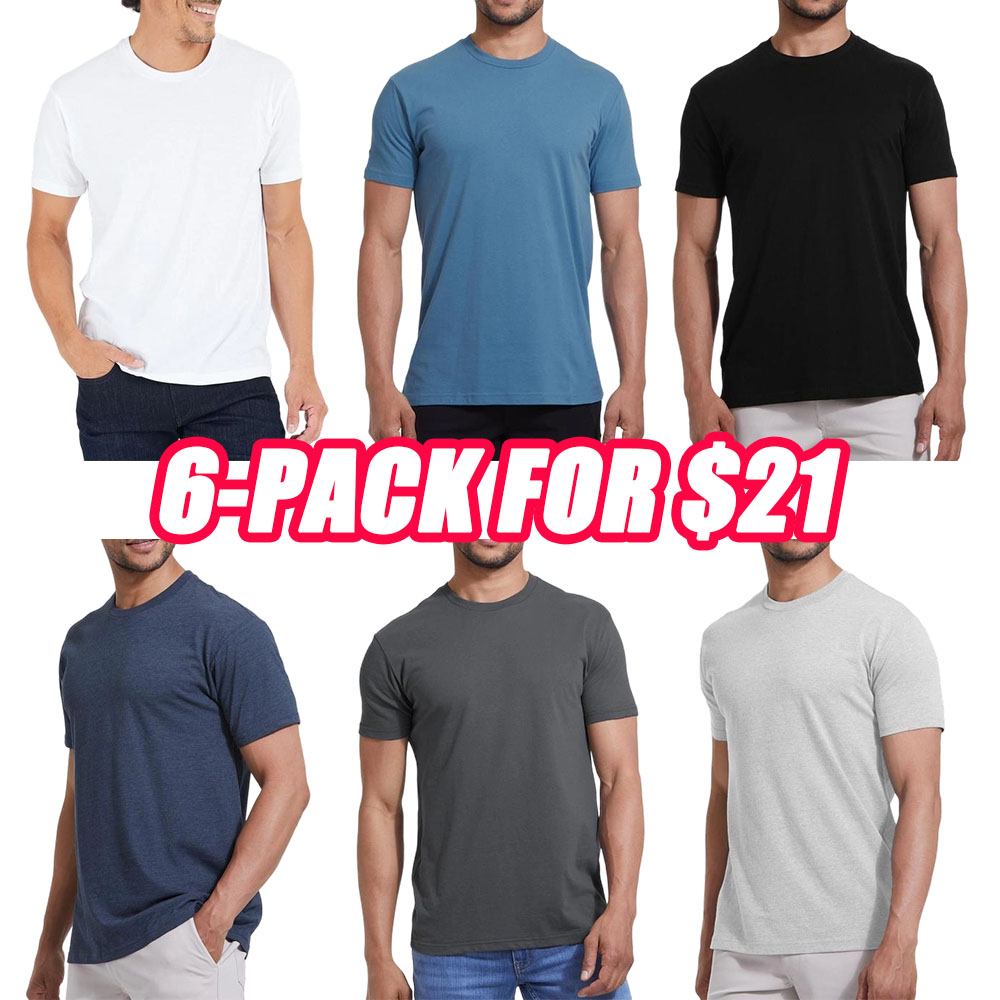 Men’s Short Sleeve Crew Neck T-Shirt – Premium Fit for Everyday Comfort, Casual Streetwear, Workwear, or Men Gifts