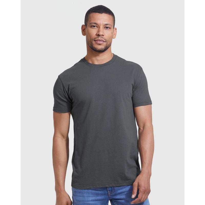 Men’s Short Sleeve Crew Neck T-Shirt – Premium Fit for Everyday Comfort, Casual Streetwear, Workwear, or Men Gifts