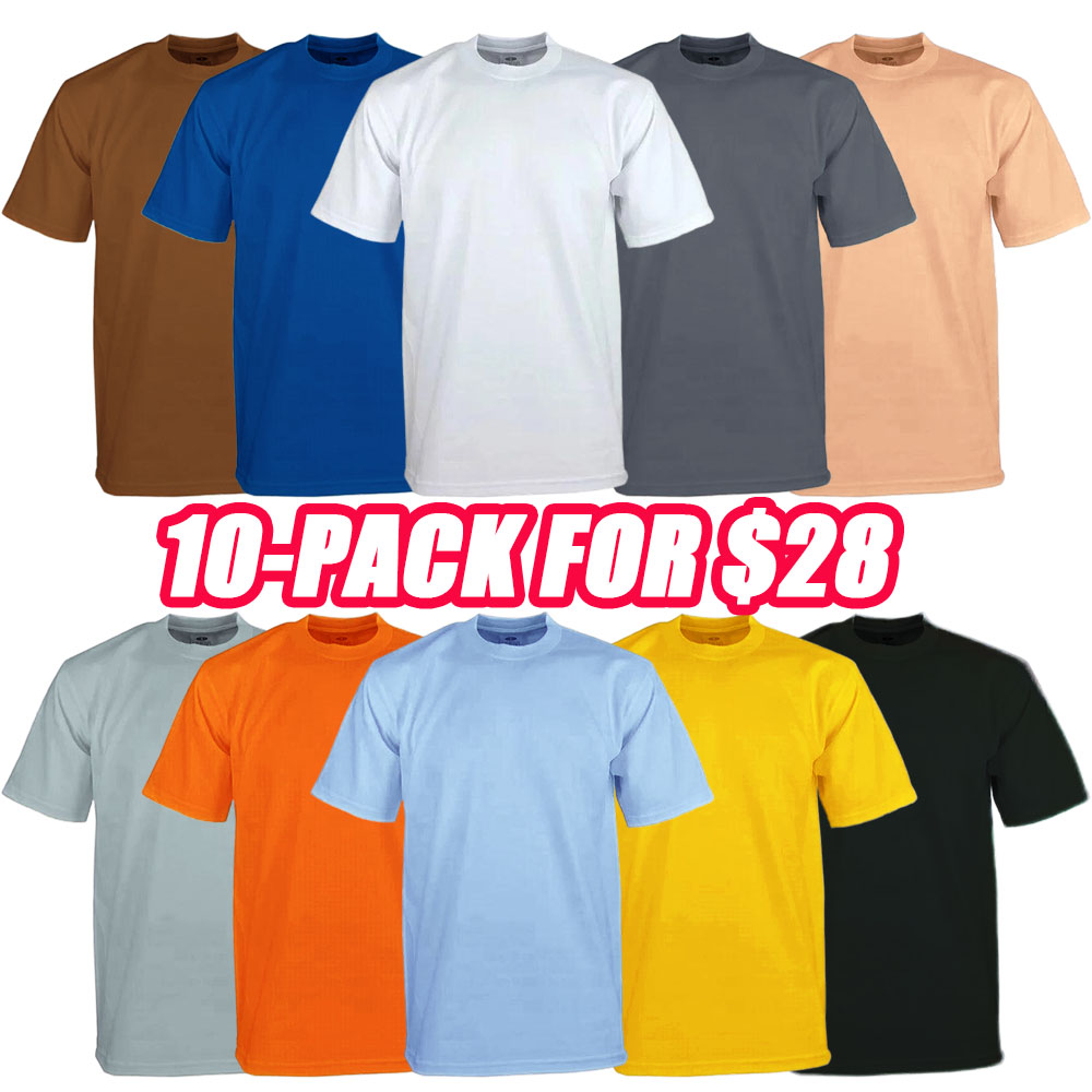 shirts Men's Heavyweight Short Sleeve Cotton T-Shirt