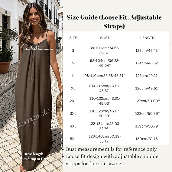 Backless Cami Dresses for Women Cami Lounge Dress Backless Sleeveless House Dress Long Sundress with Back Tie