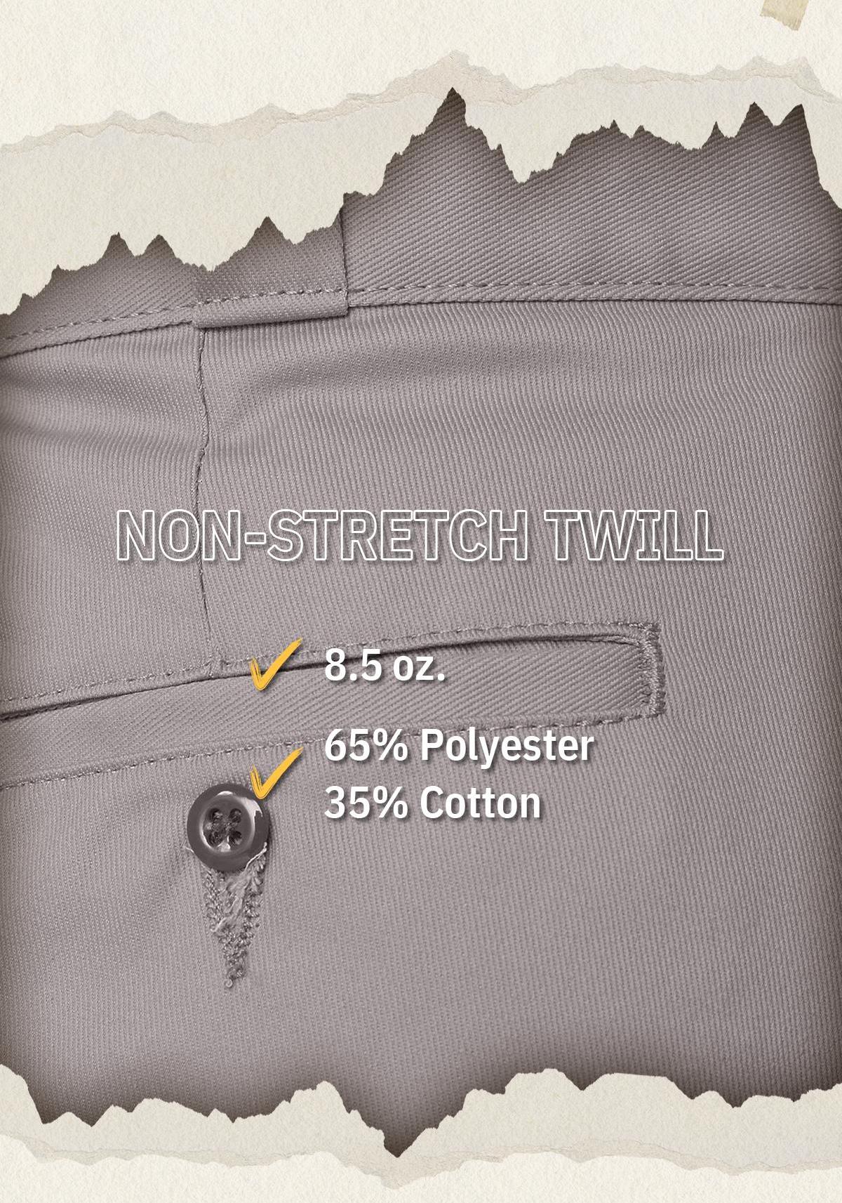 Men's Loose Fit Double Knee Work Pants, Reinforced Knees