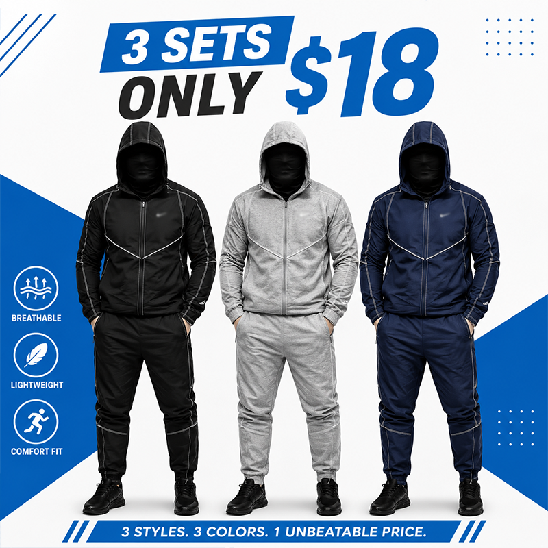 ⏰Men's 2-Piece All-Weather Performance Tracksuit