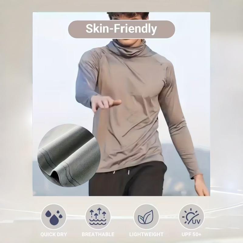 📌6-Piece Men's Casual Hoodie Pullovers UPF Sun Protection Soft Breathable