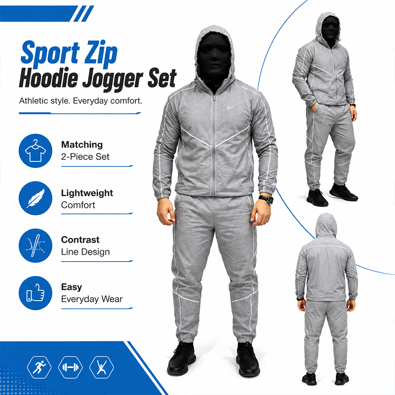 ⏰Men's 2-Piece All-Weather Performance Tracksuit