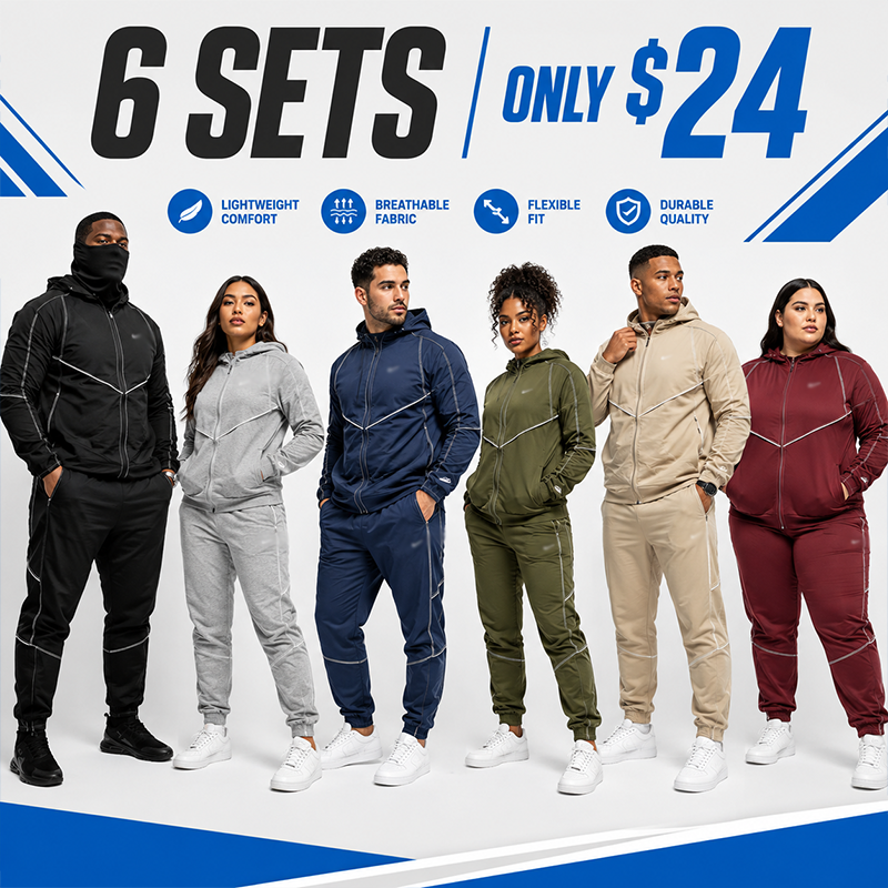 ⏰Men's 2-Piece All-Weather Performance Tracksuit