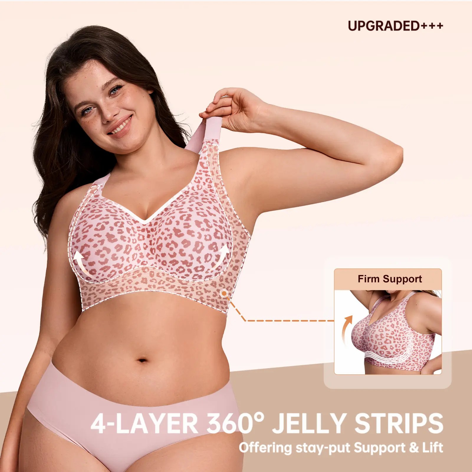 ⏳LAST DAY SALE 50% OFF💕Womens Comfortable Wireless Bralettes Seamless Deep V Everyday Bra1