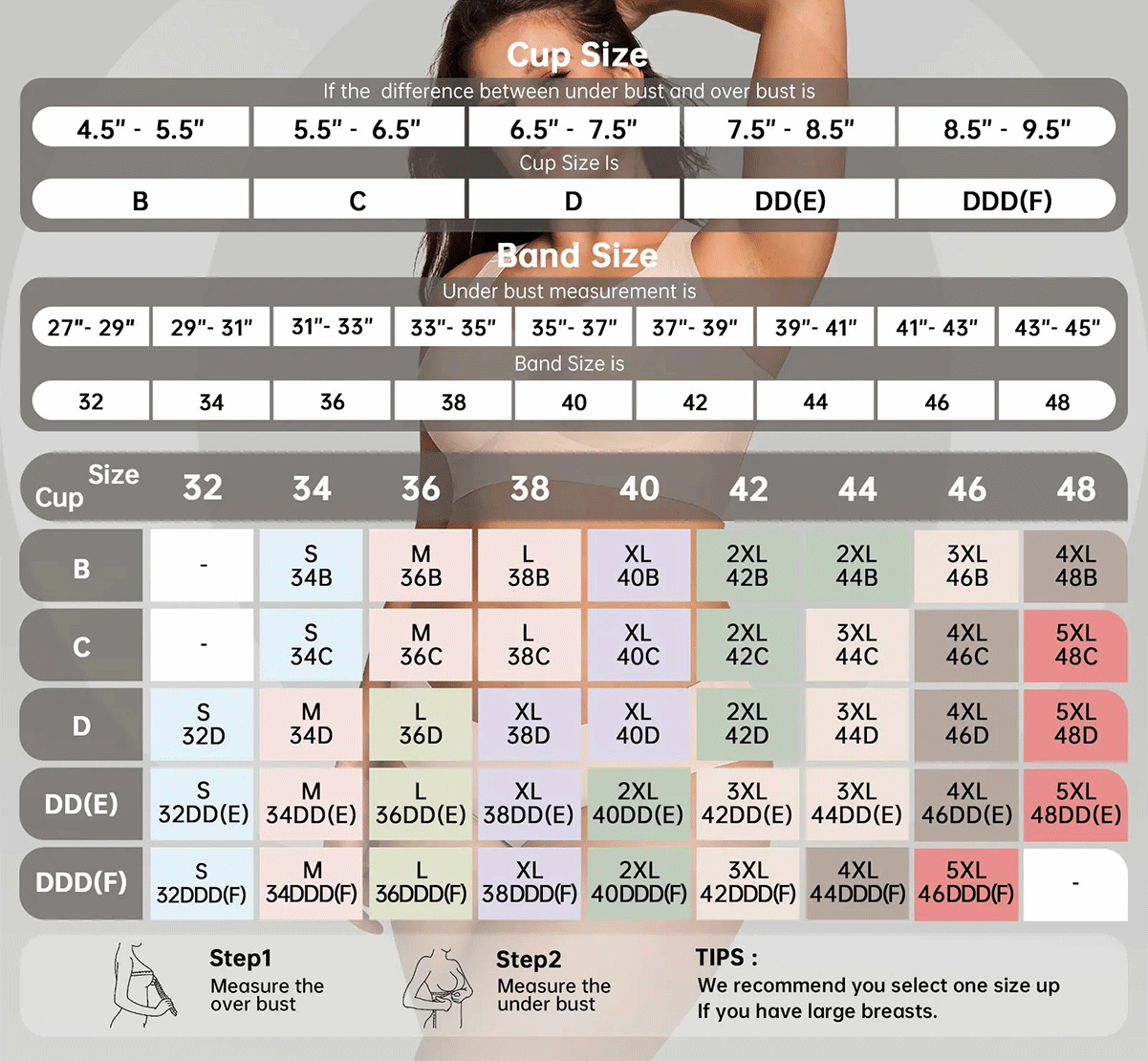 ⏳LAST DAY SALE 50% OFF💕Womens Comfortable Wireless Bralettes Seamless Deep V Everyday Bra1