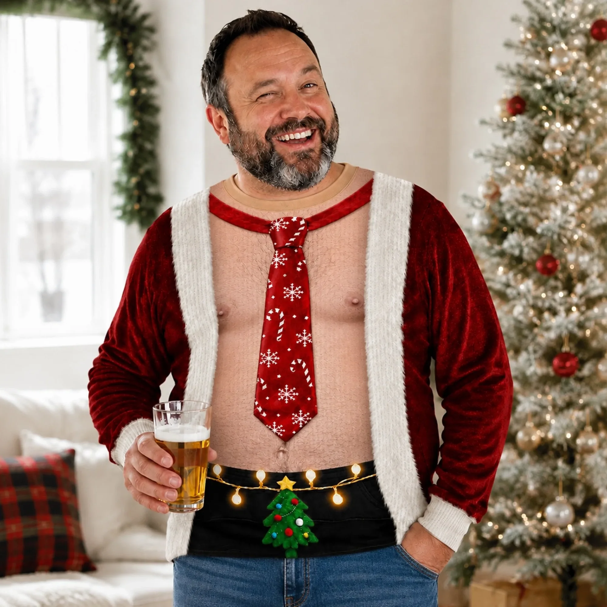 Custom Funny Ugly Sweatshirt - Personalized Christmas Birthday Gifts