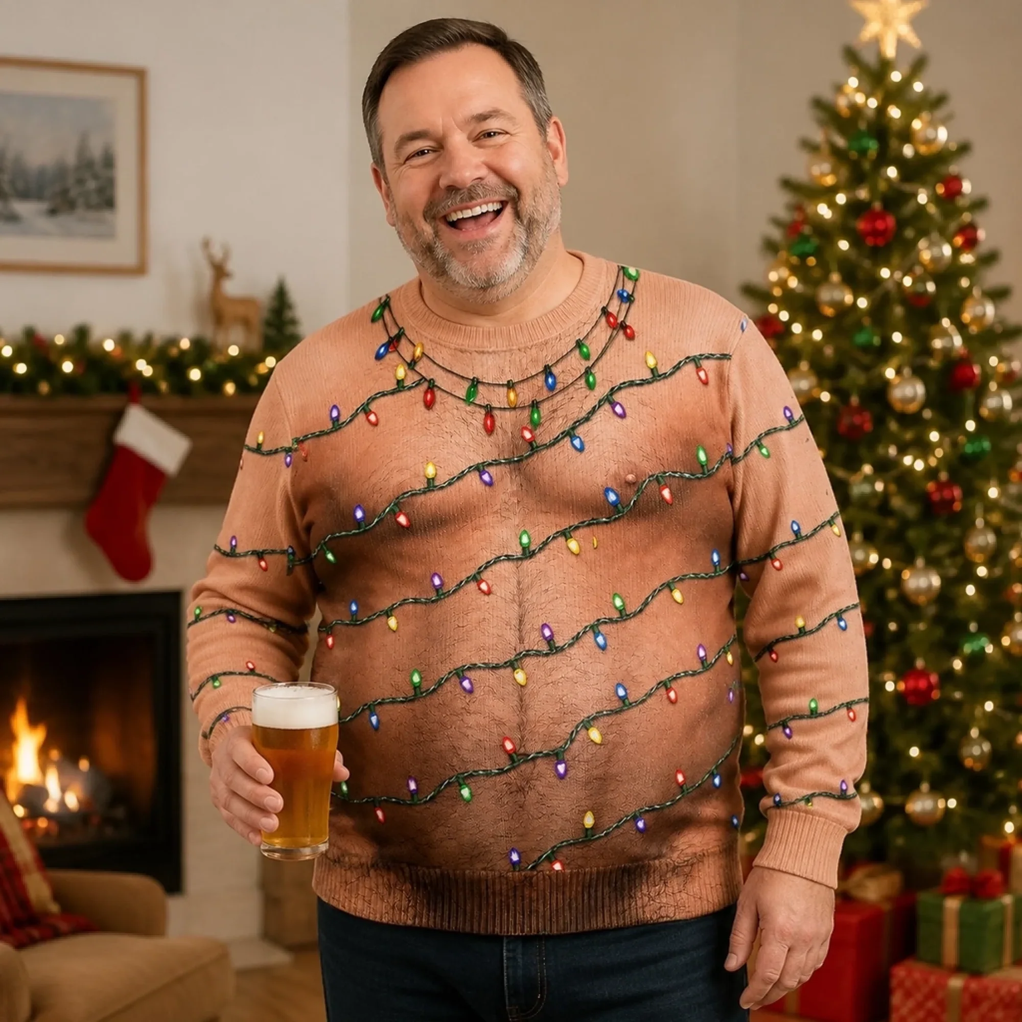 Custom Funny Ugly Sweatshirt - Personalized Christmas Birthday Gifts