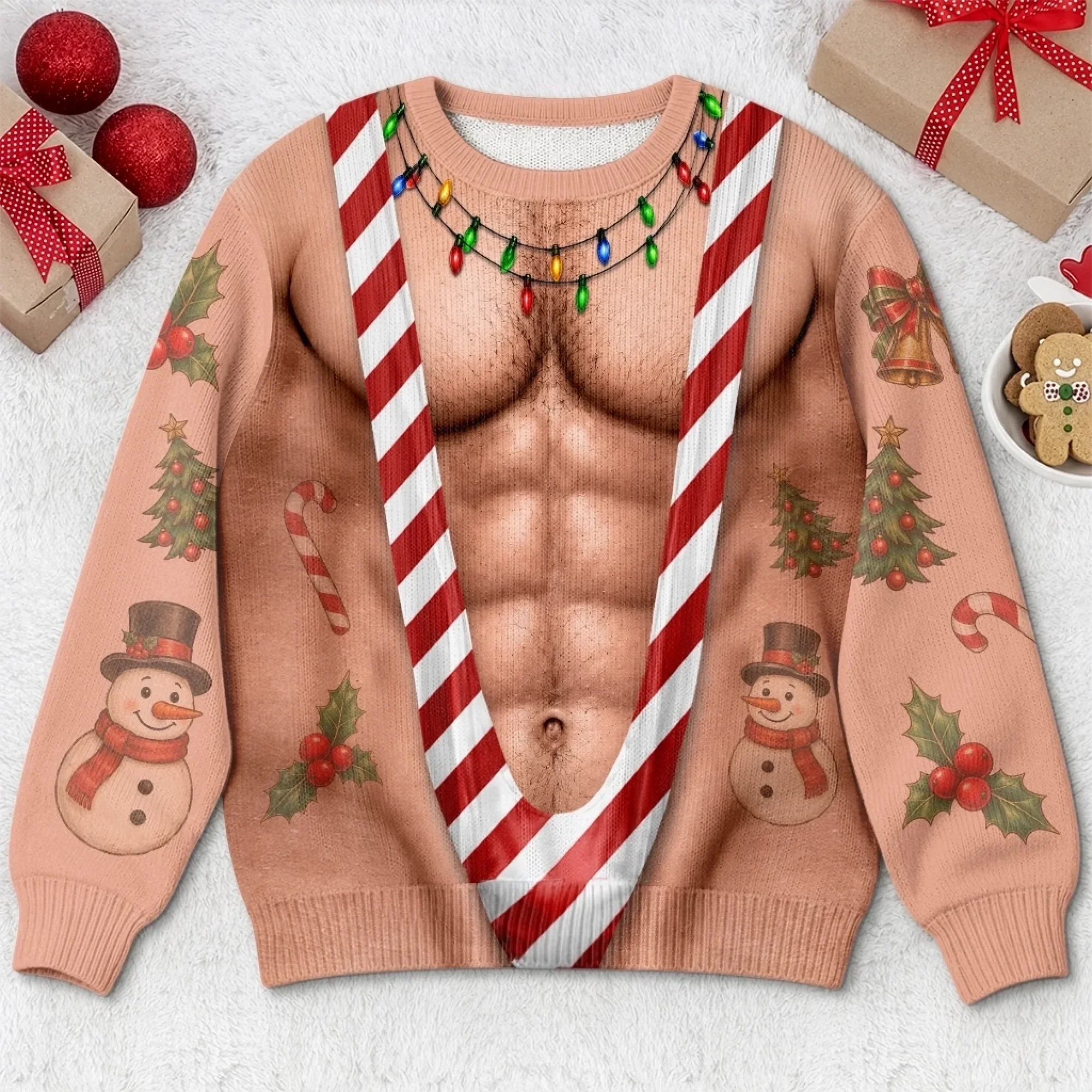 Custom Funny Ugly Sweatshirt - Personalized Christmas Birthday Gifts