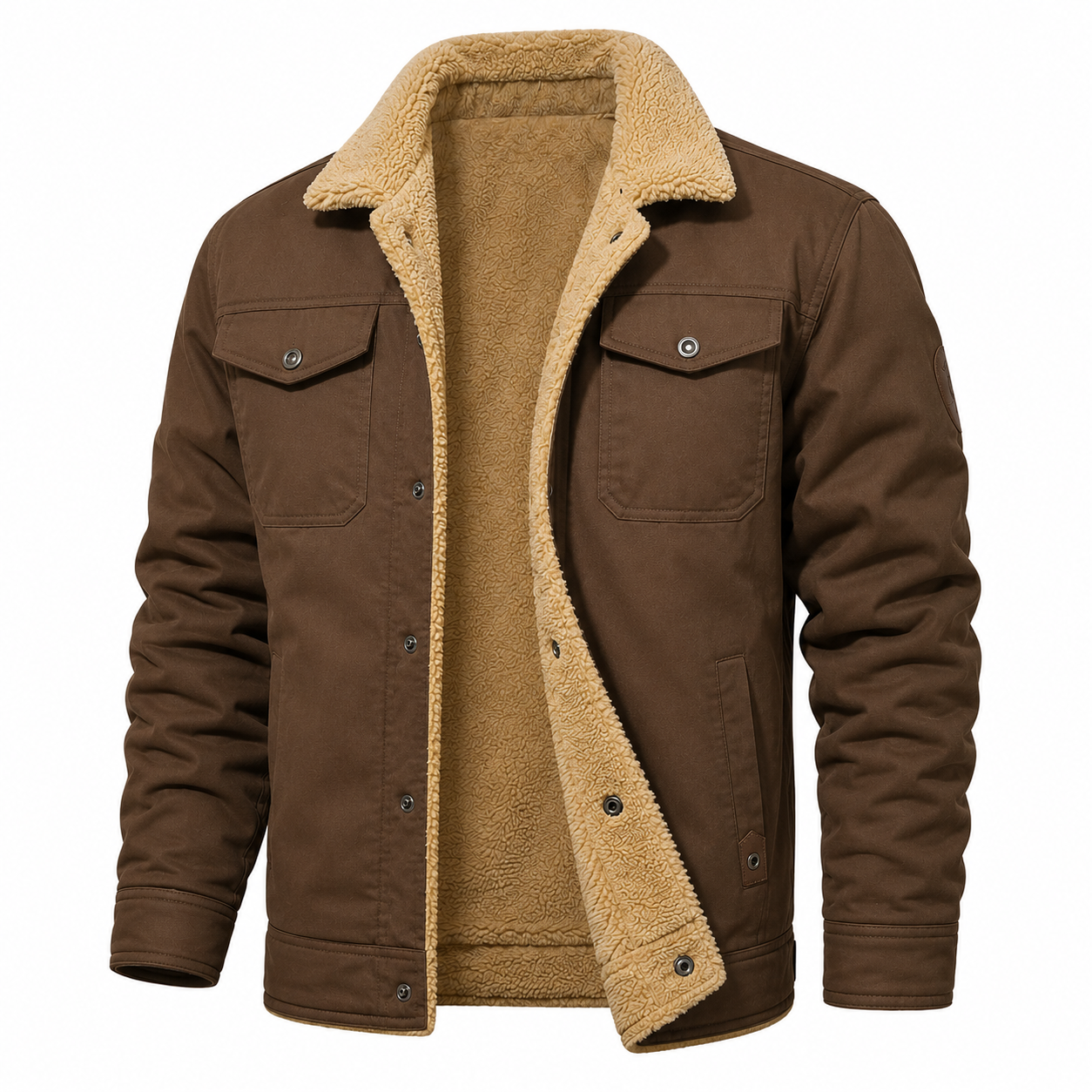 🔥Men's Sherpa Lined Winter Trucker Jacket