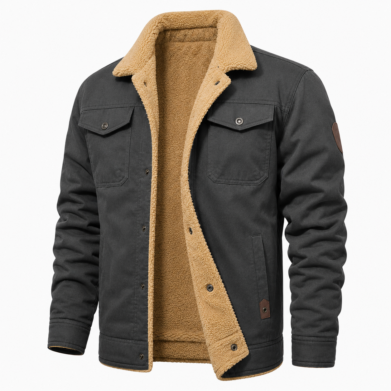 🔥Men's Sherpa Lined Winter Trucker Jacket