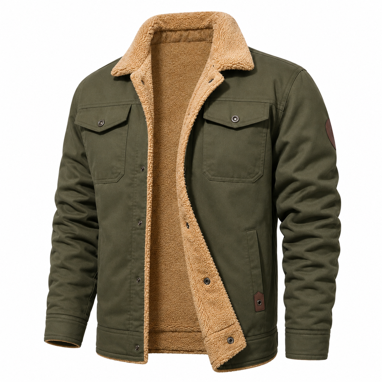 🔥Men's Sherpa Lined Winter Trucker Jacket