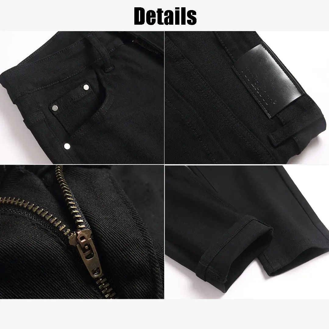 Men's Stretchy Skinny Denim Jeans - Elastized Comfort Waist